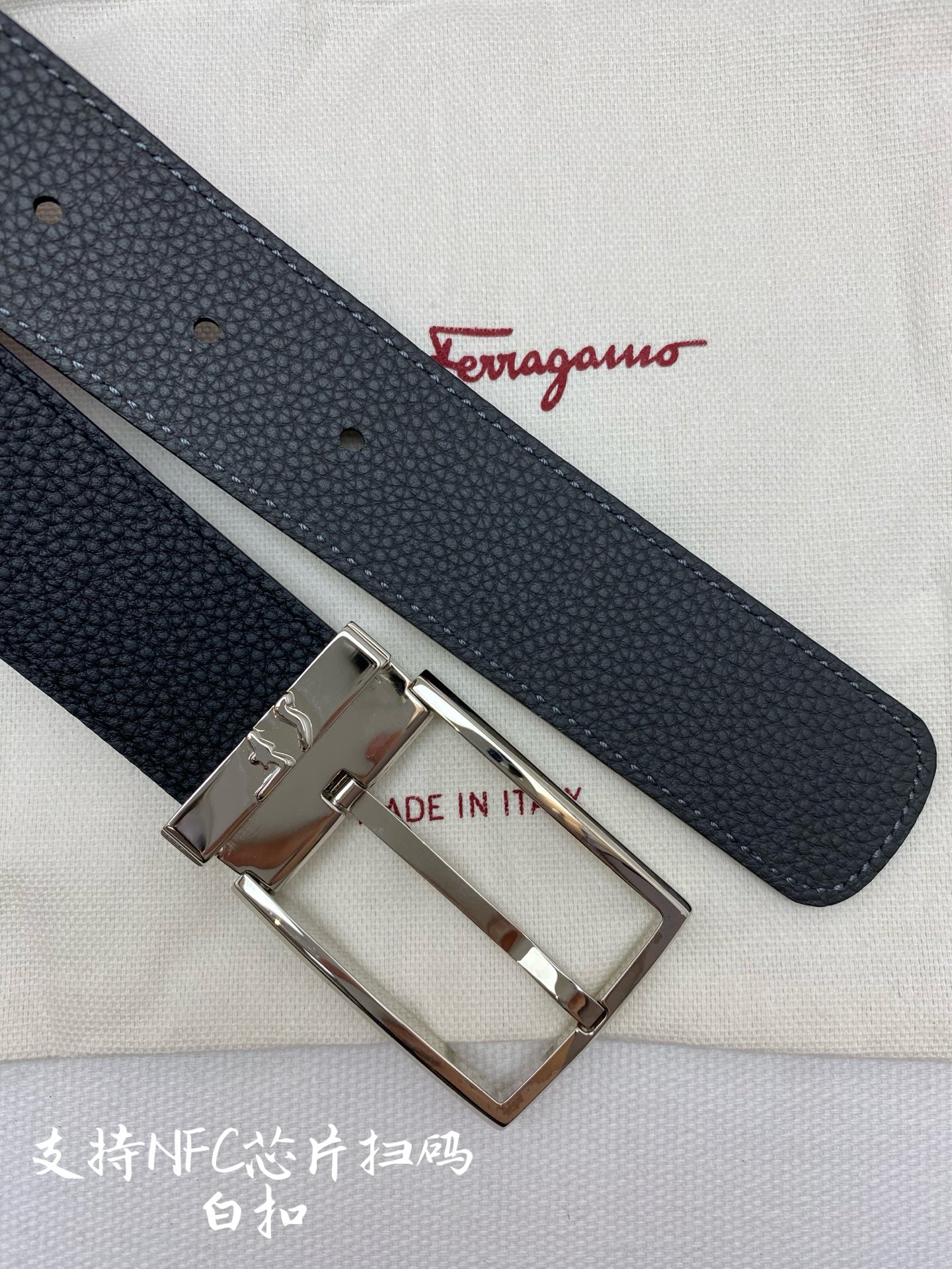 NFC-F3.5cm高级定制款男士皮带 ，双面进口牛皮，自行选择搭配 真材实料 很有质感 时尚经典不失风