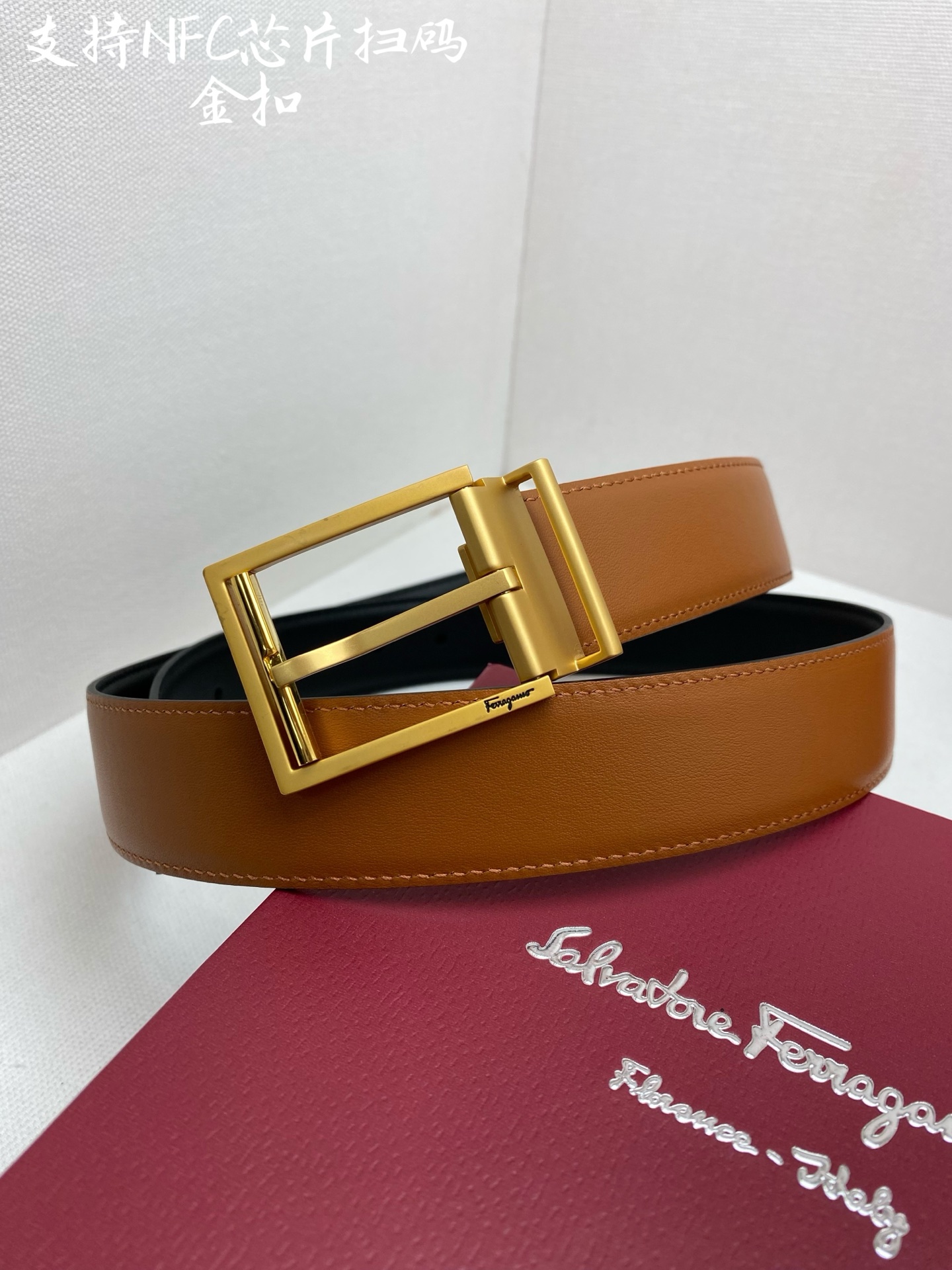 NFC-F3.5cm高级定制款男士皮带 ，双面进口牛皮，自行选择搭配 真材实料 很有质感 时尚经典不失风