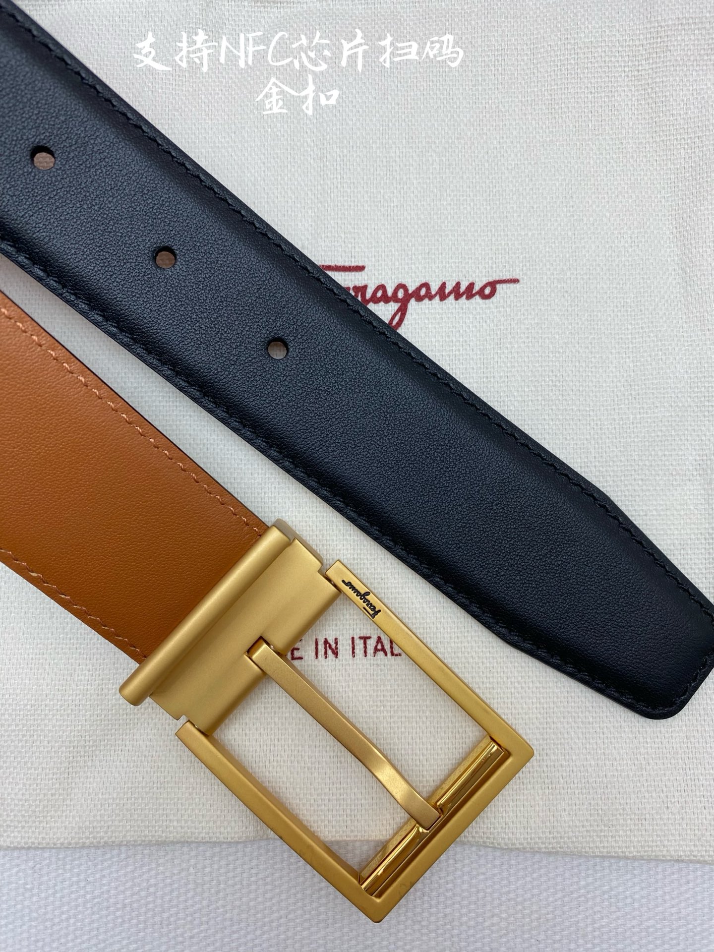 NFC-F3.5cm高级定制款男士皮带 ，双面进口牛皮，自行选择搭配 真材实料 很有质感 时尚经典不失风