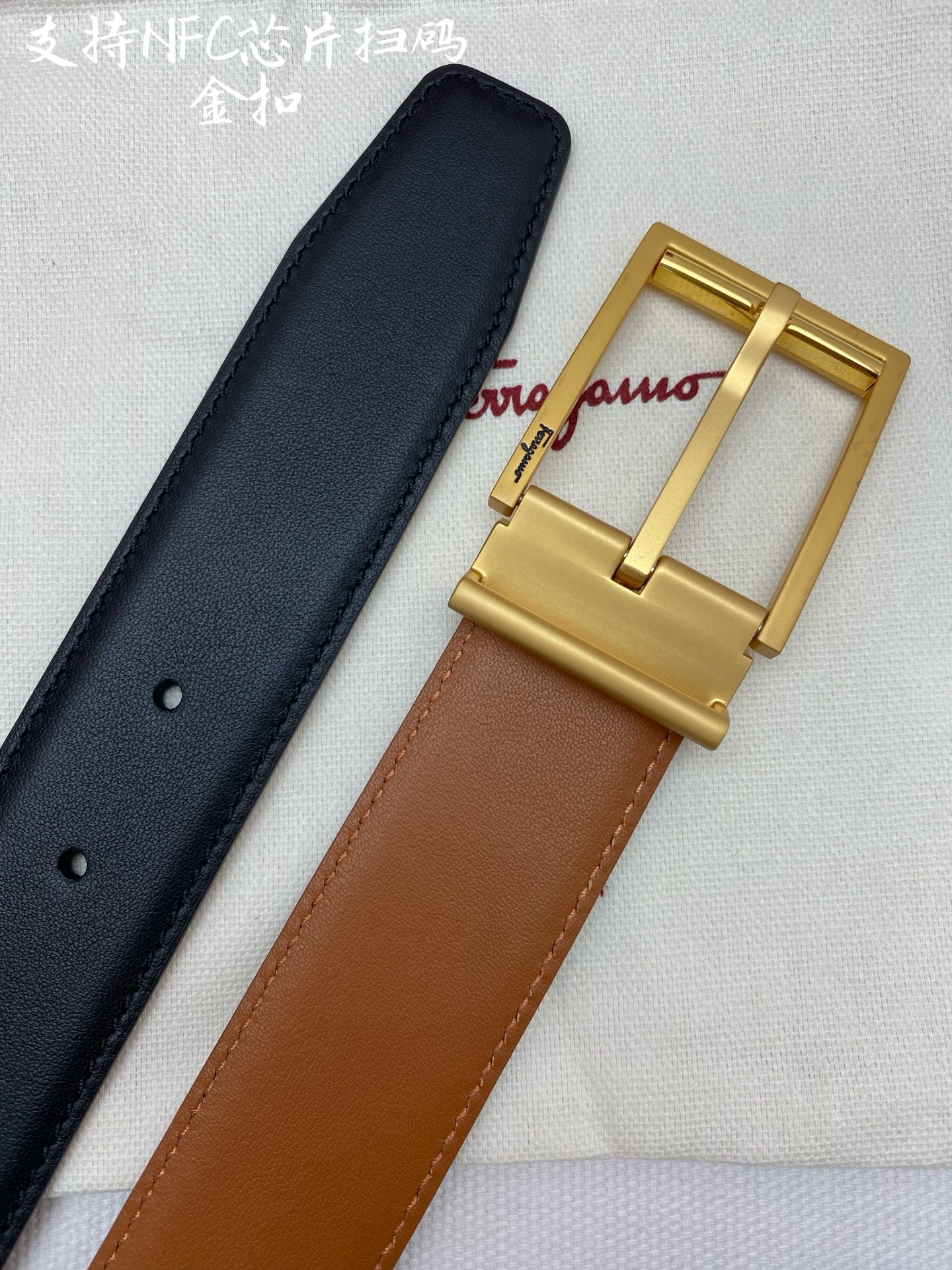 NFC-F3.5cm高级定制款男士皮带 ，双面进口牛皮，自行选择搭配 真材实料 很有质感 时尚经典不失风