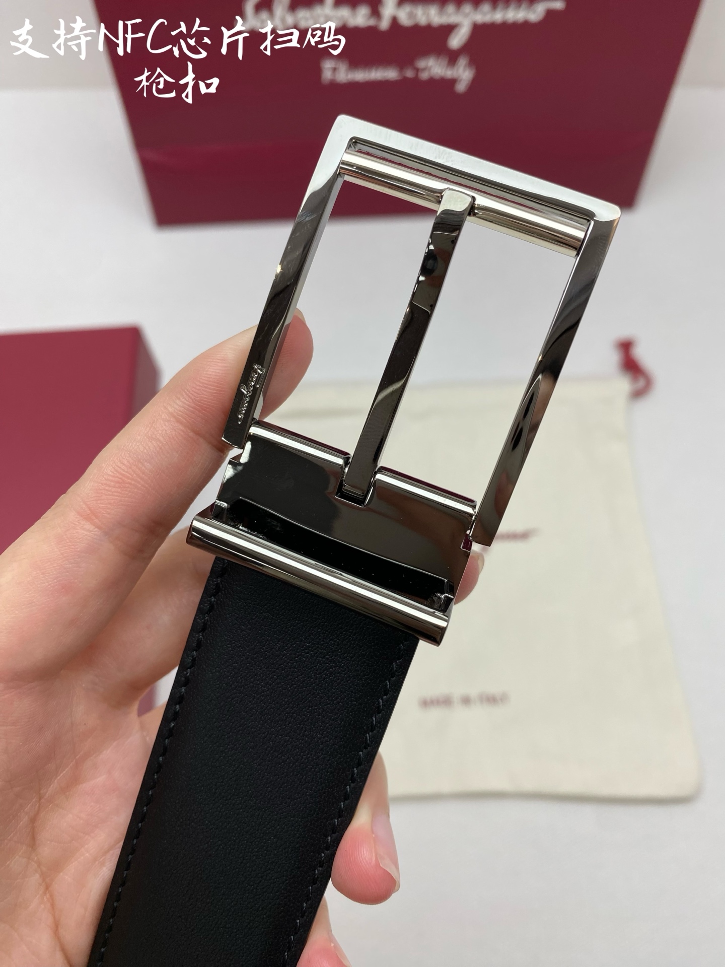 NFC-F3.5cm高级定制款男士皮带 ，双面进口牛皮，自行选择搭配 真材实料 很有质感 时尚经典不失风