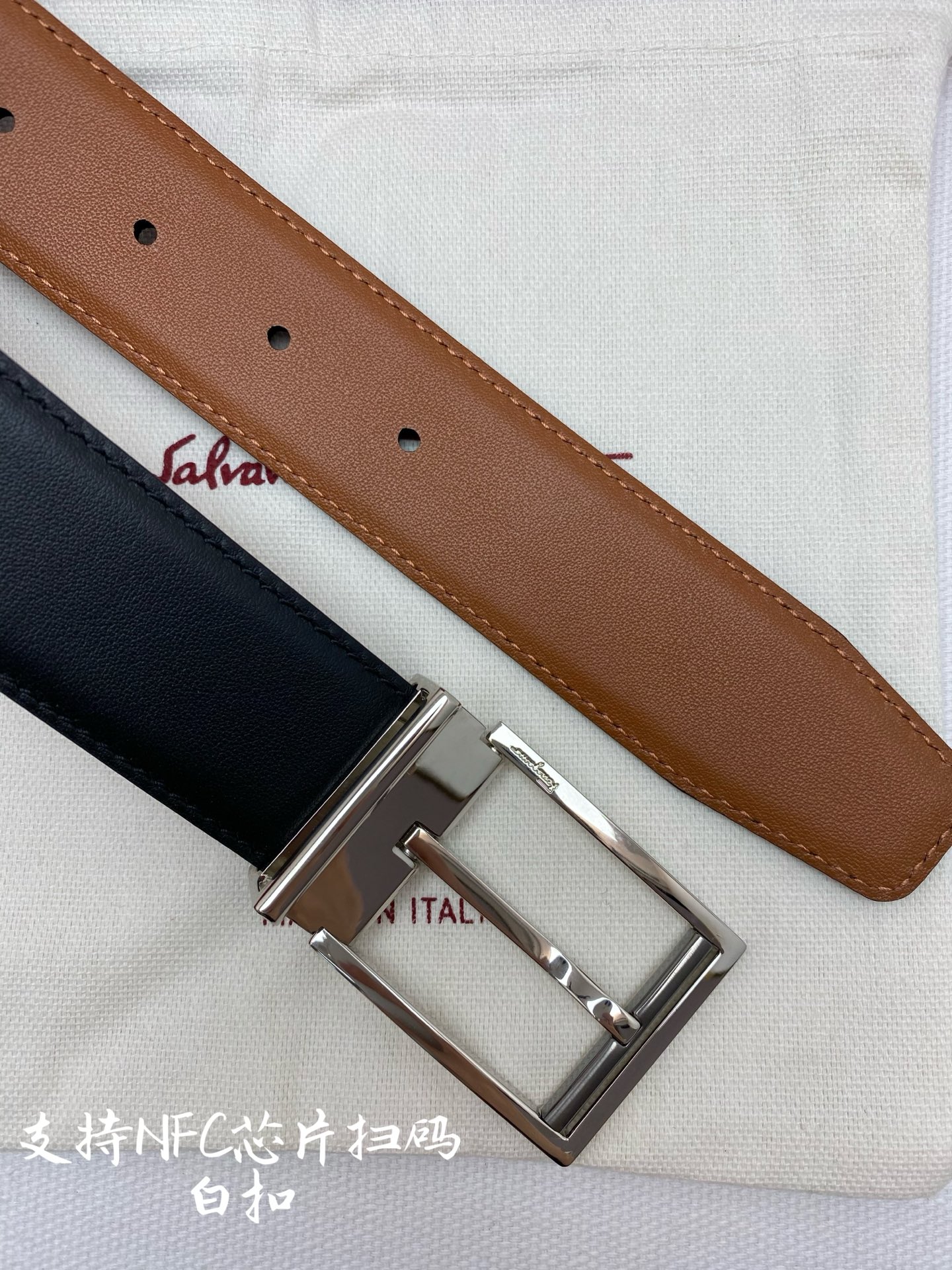 NFC-F3.5cm高级定制款男士皮带 ，双面进口牛皮，自行选择搭配 真材实料 很有质感 时尚经典不失风