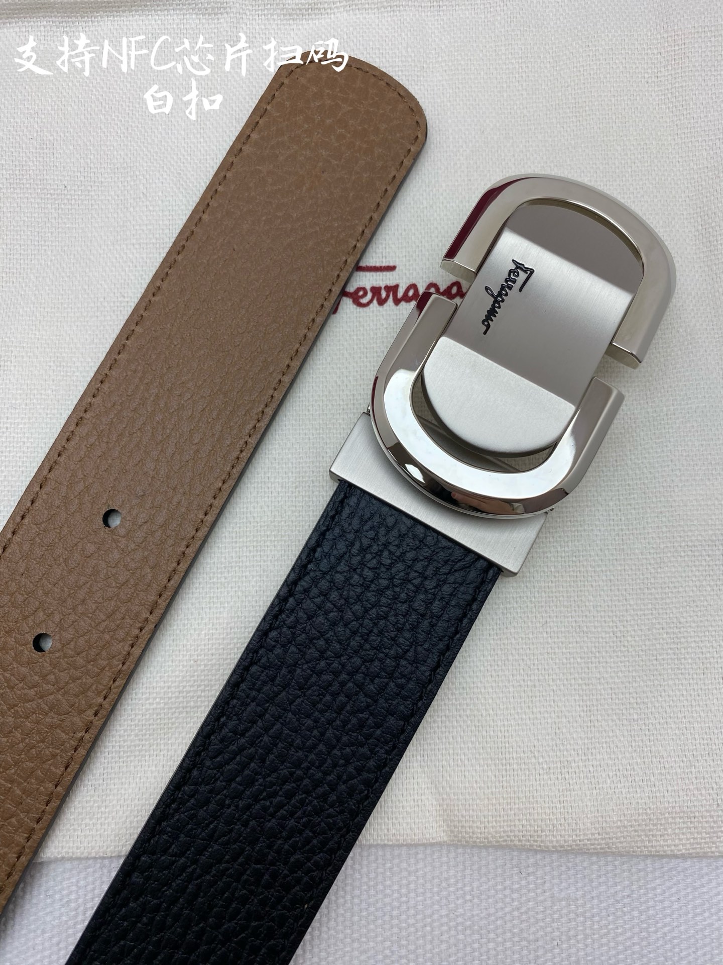 F3.5cm高级定制款男士皮带 ，双面进口牛皮，自行选择搭配 真材实料 很有质感 时尚经典不失风范 可自