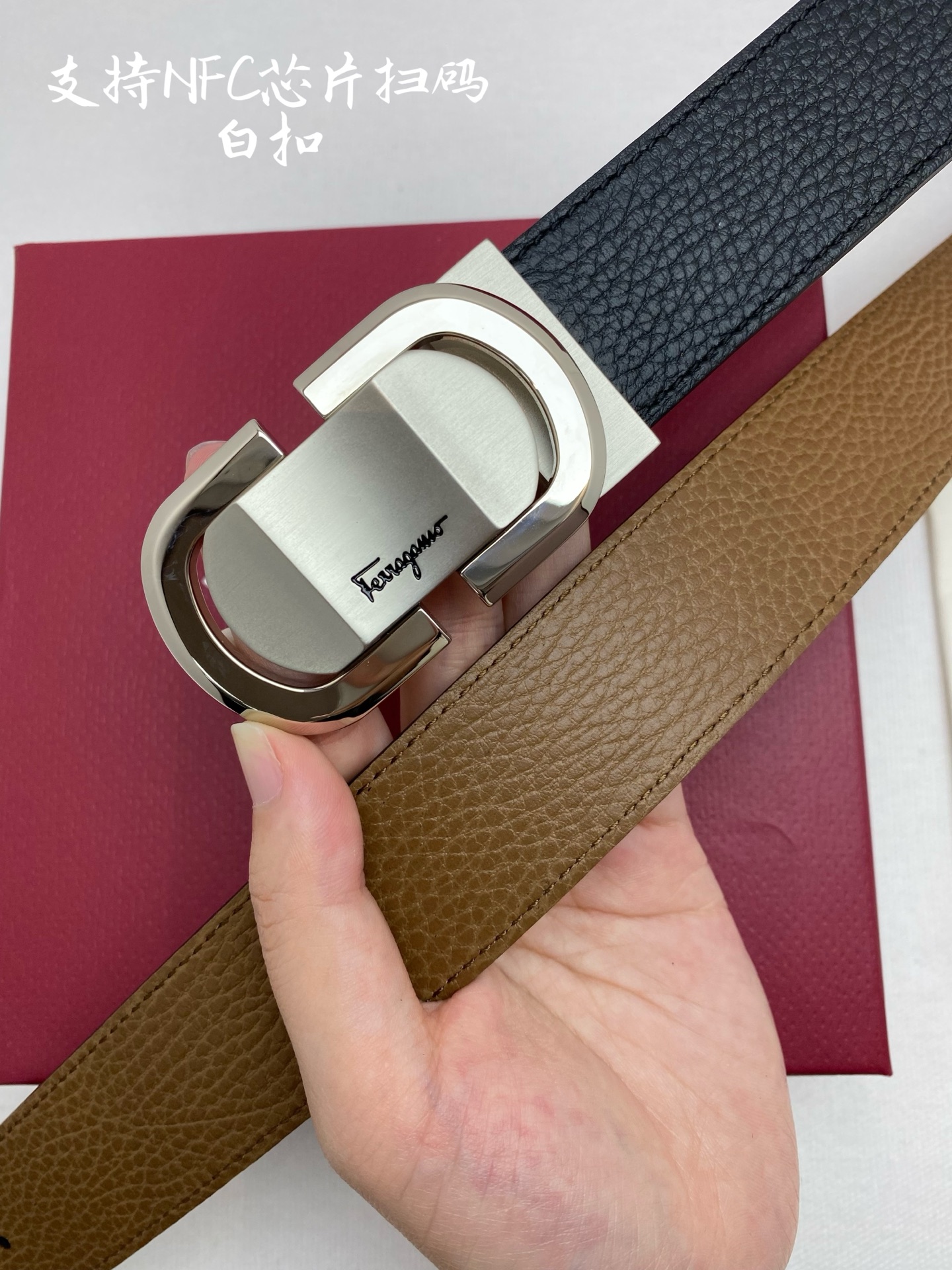 F3.5cm高级定制款男士皮带 ，双面进口牛皮，自行选择搭配 真材实料 很有质感 时尚经典不失风范 可自