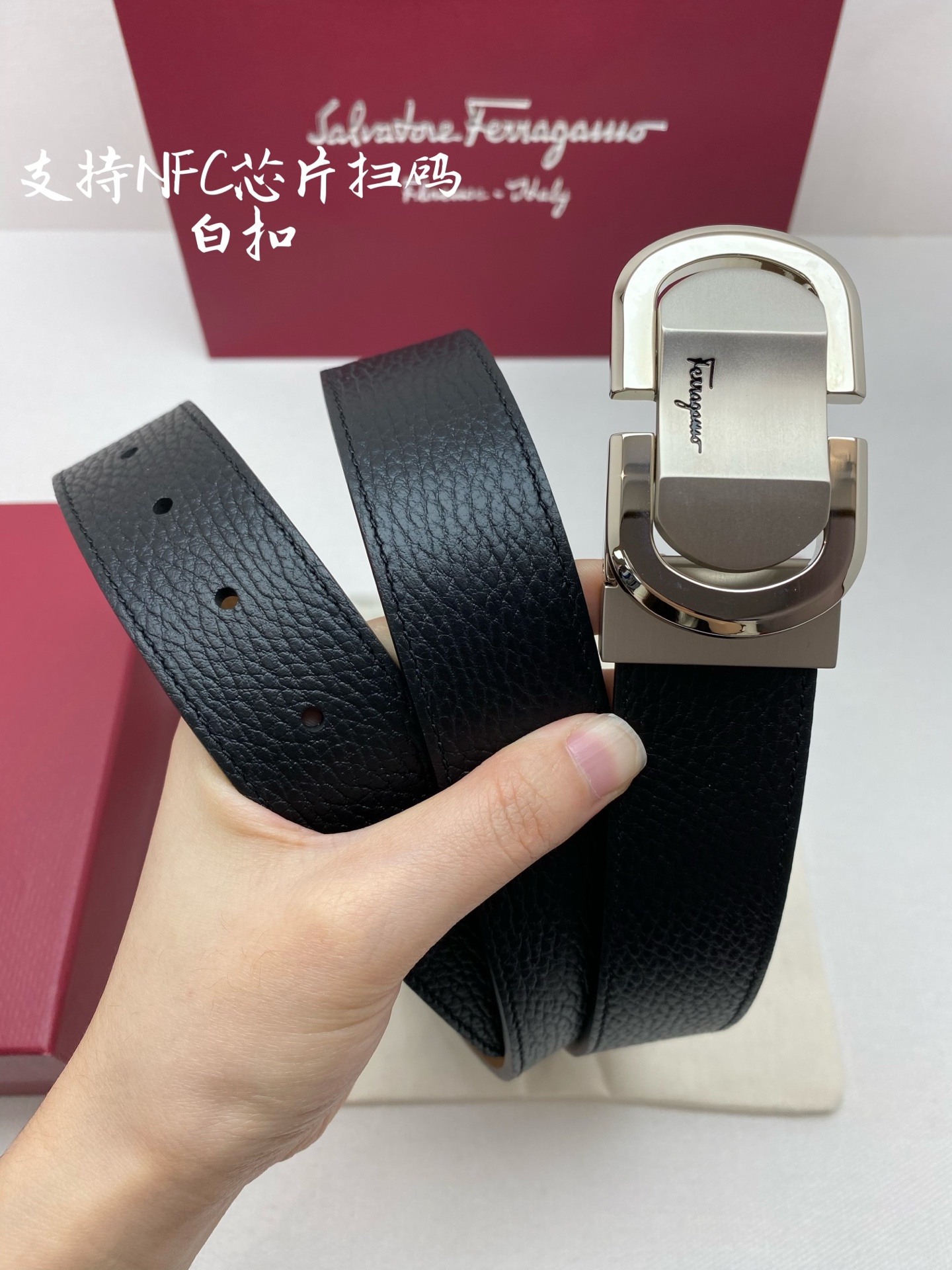 F3.5cm高级定制款男士皮带 ，双面进口牛皮，自行选择搭配 真材实料 很有质感 时尚经典不失风范 可自