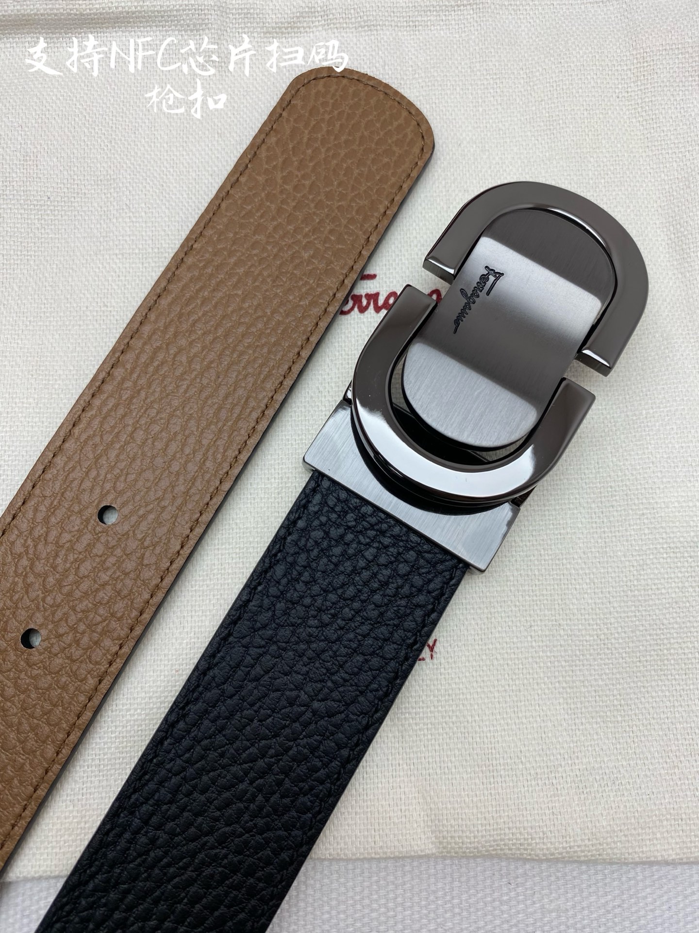 F3.5cm高级定制款男士皮带 ，双面进口牛皮，自行选择搭配 真材实料 很有质感 时尚经典不失风范 可自