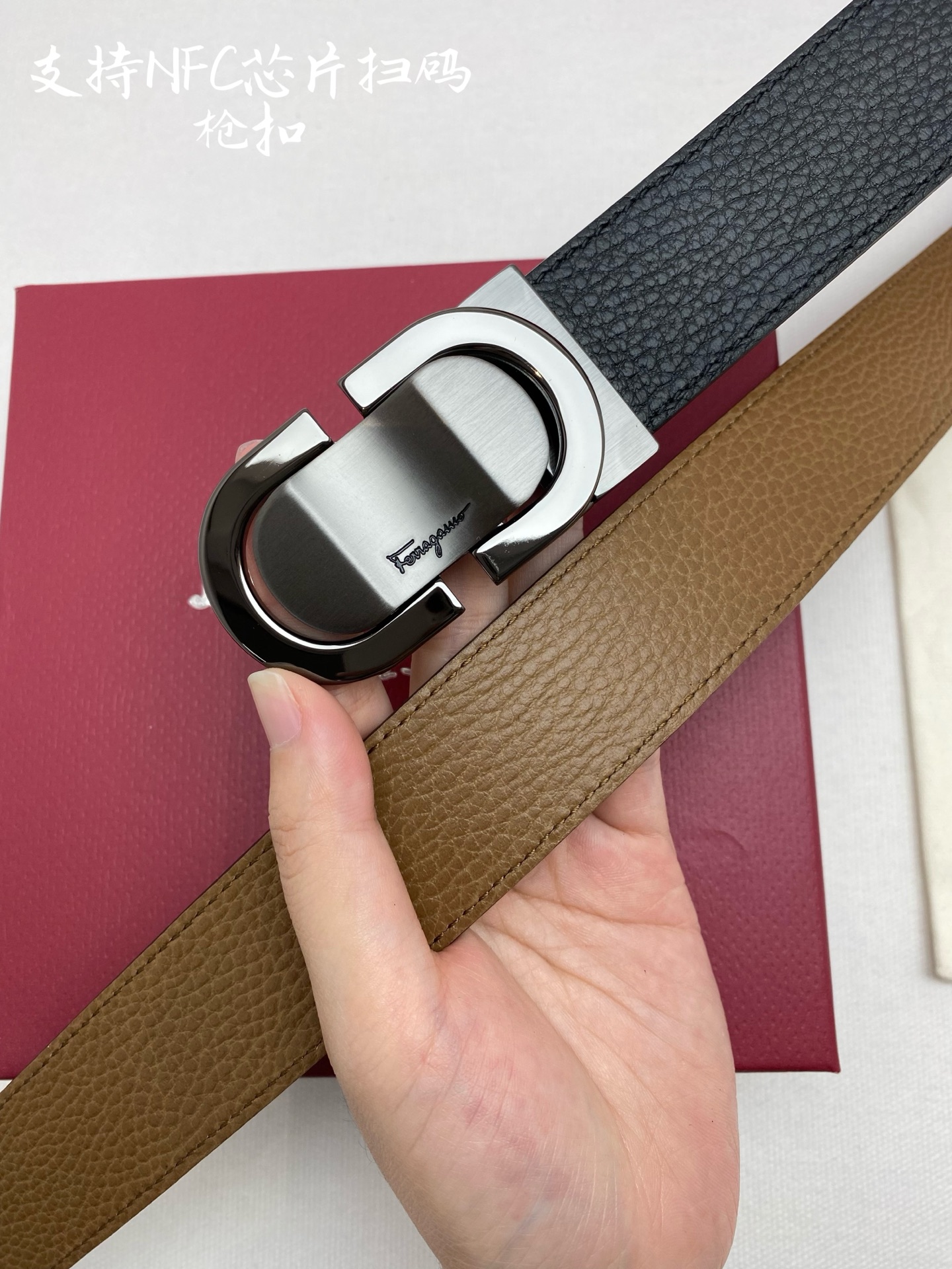 F3.5cm高级定制款男士皮带 ，双面进口牛皮，自行选择搭配 真材实料 很有质感 时尚经典不失风范 可自