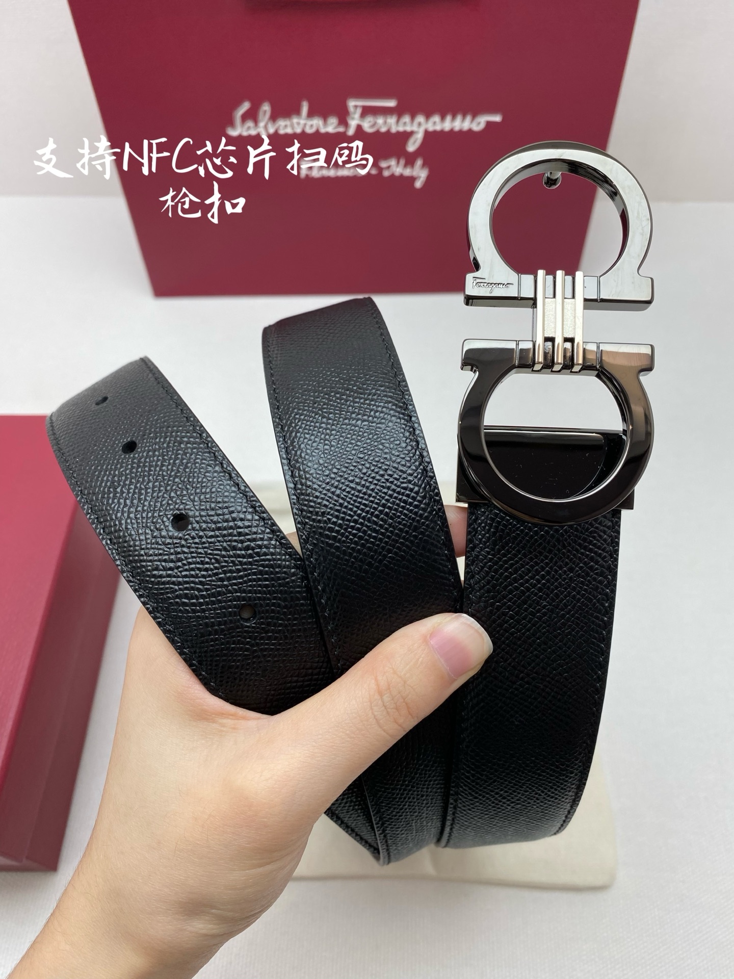 F3.5cm高级定制款男士皮带 ，双面进口牛皮，自行选择搭配 真材实料 很有质感 时尚经典不失风范 可自