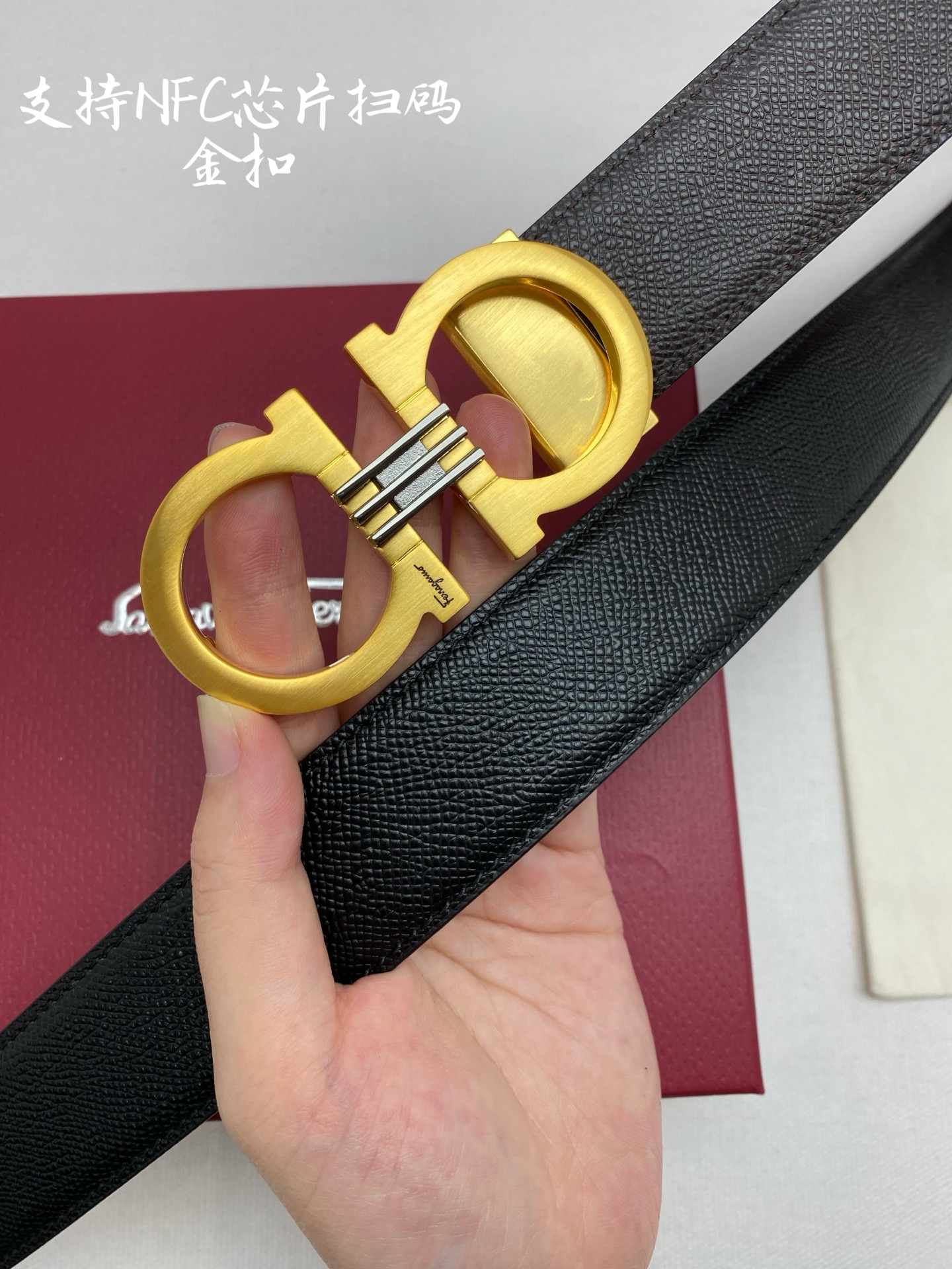 F3.5cm高级定制款男士皮带 ，双面进口牛皮，自行选择搭配 真材实料 很有质感 时尚经典不失风范 可自