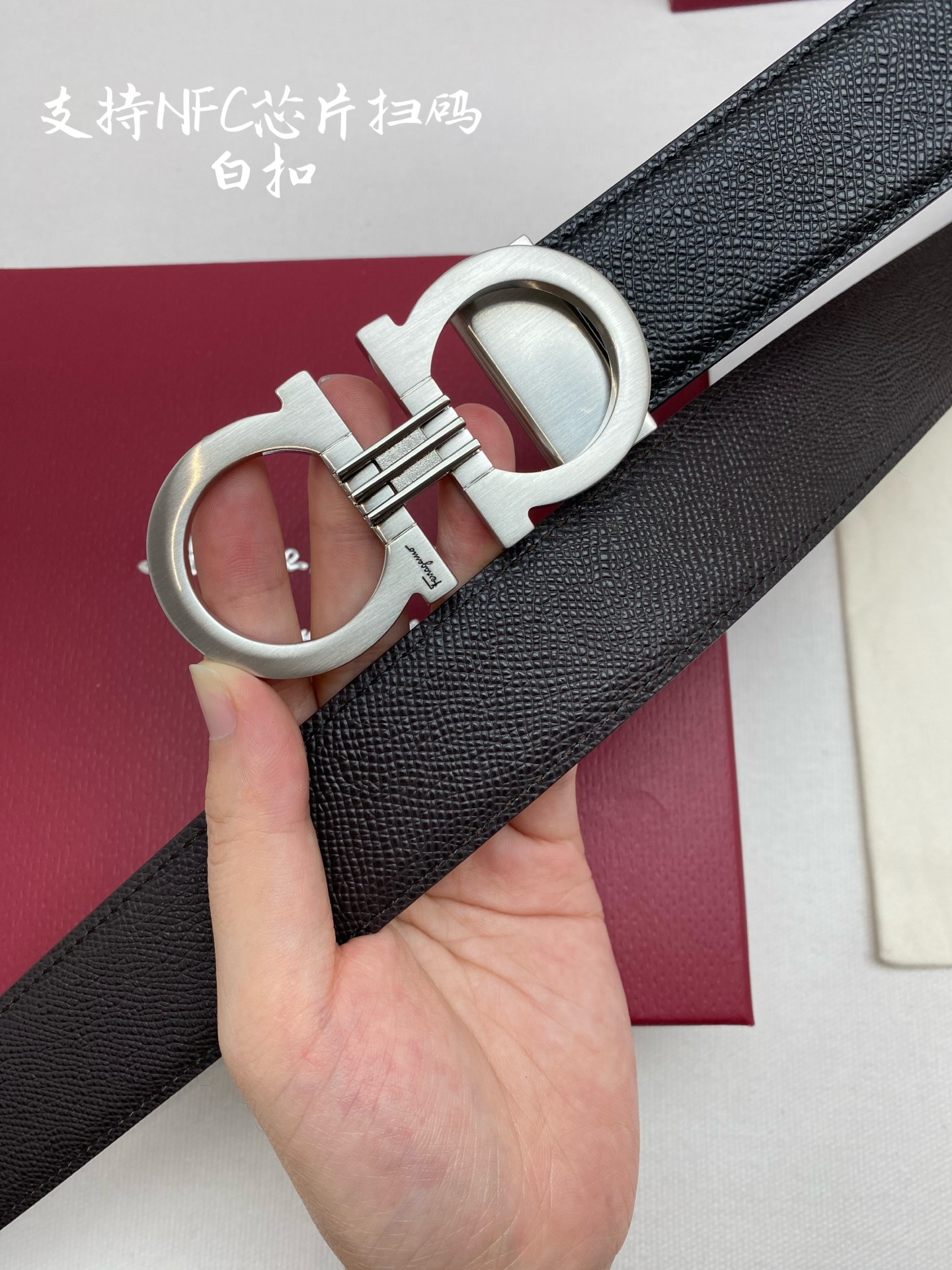F3.5cm高级定制款男士皮带 ，双面进口牛皮，自行选择搭配 真材实料 很有质感 时尚经典不失风范 可自