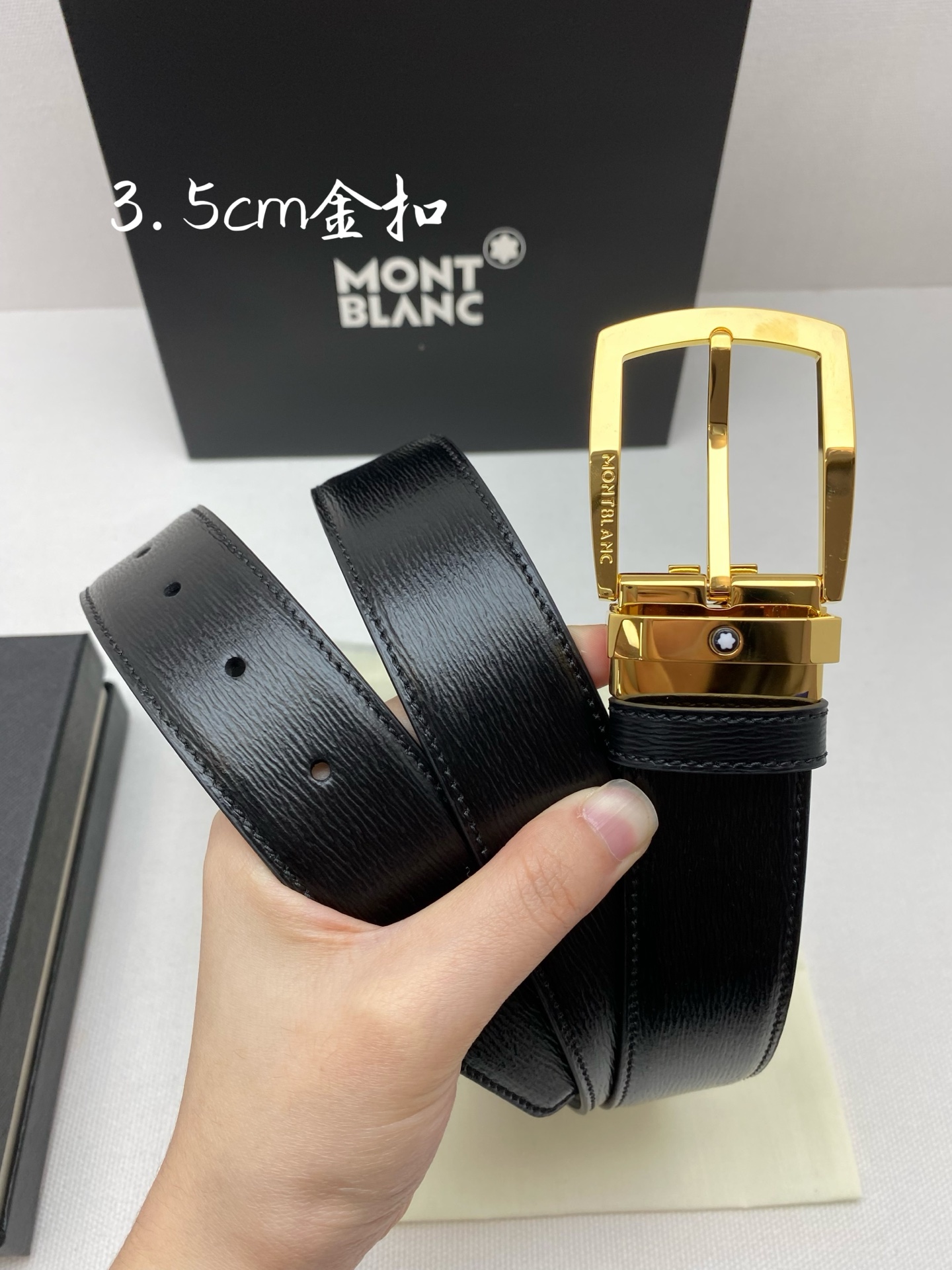 Montblanc belt Montblanc 3.5cm — photo 4