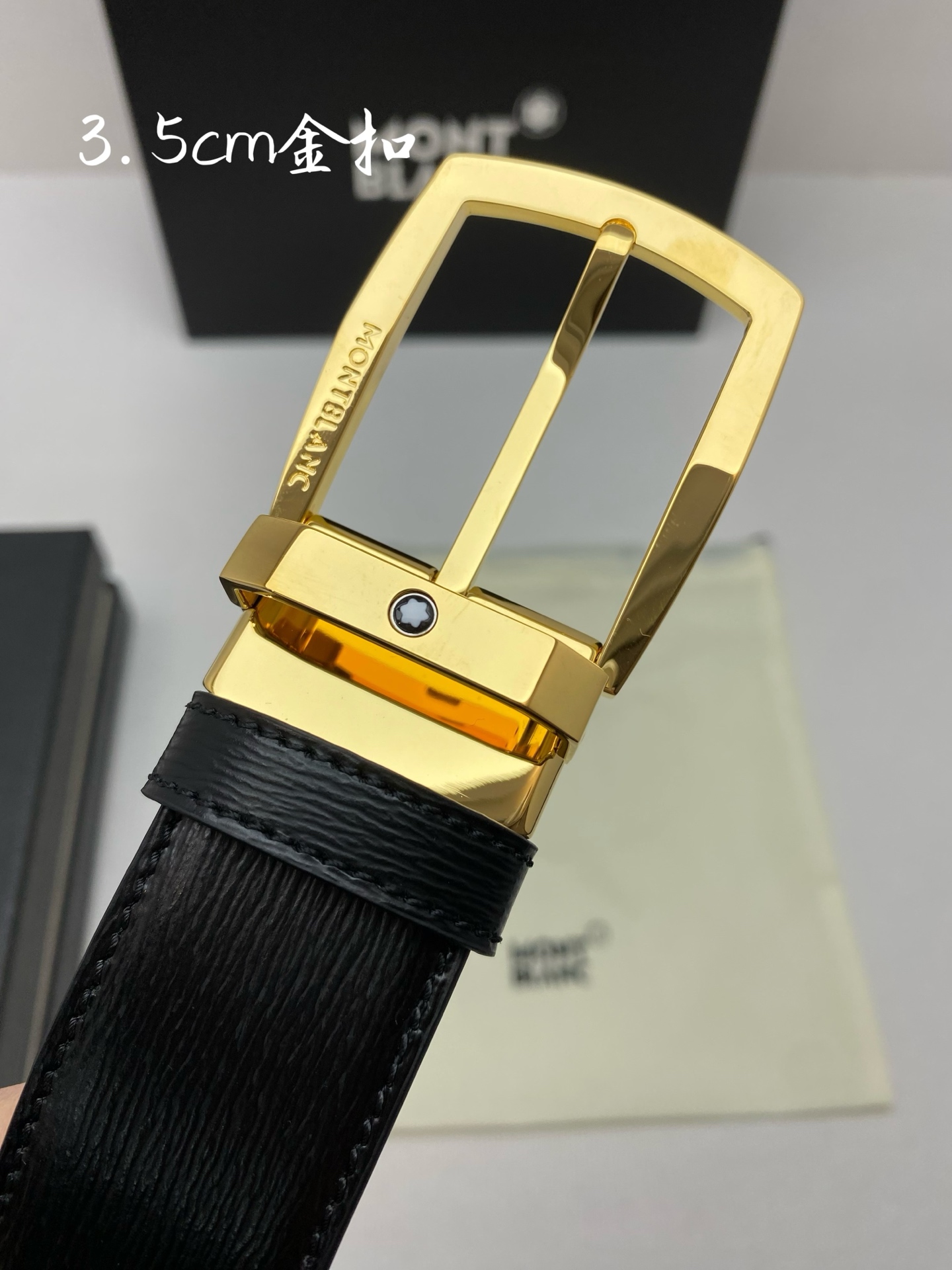 Montblanc belt Montblanc 3.5cm — photo 5