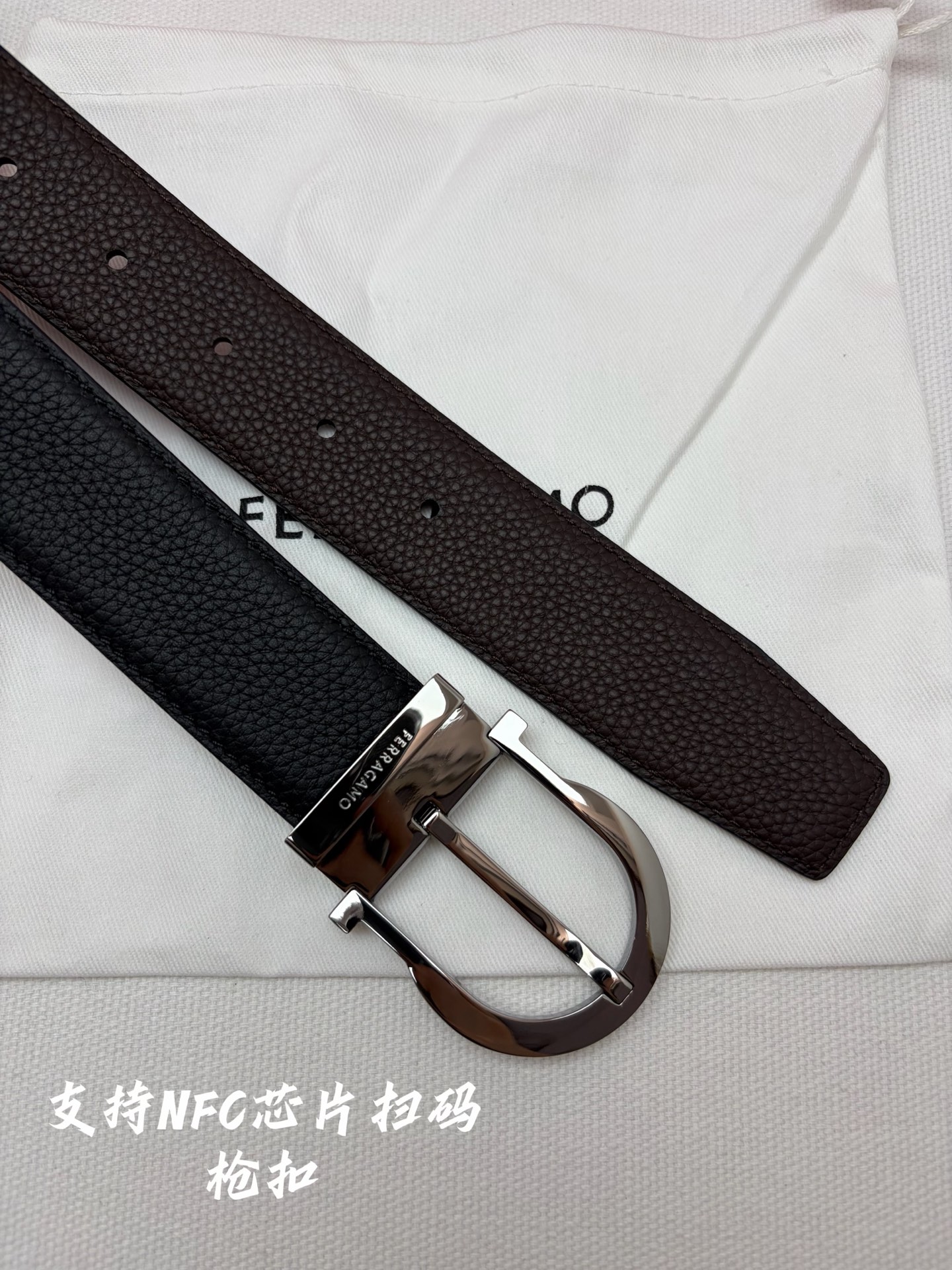 NFC-F3.5cm高级定制款男士皮带 ，双面进口牛皮，自行选择搭配 真材实料 很有质感 时尚经典不失风范 可自行裁剪 