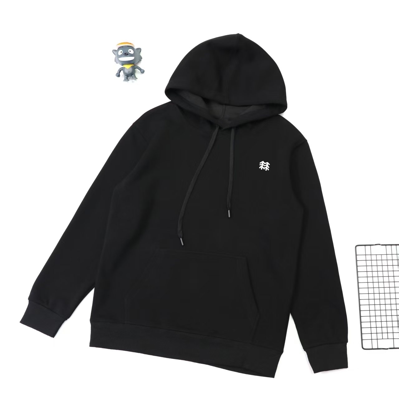 Kolon Sport Classic Men's Pullover Hoodie, Cotton Blend, Multiple Colors