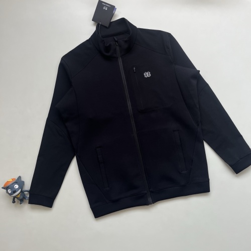 Kolon Sport Men's Full-Zip Stand Collar Soft Cotton Blend Jacket 1 Kolon Sport Men's Full-Zip Stand Collar Soft Cotton Blend Jacket