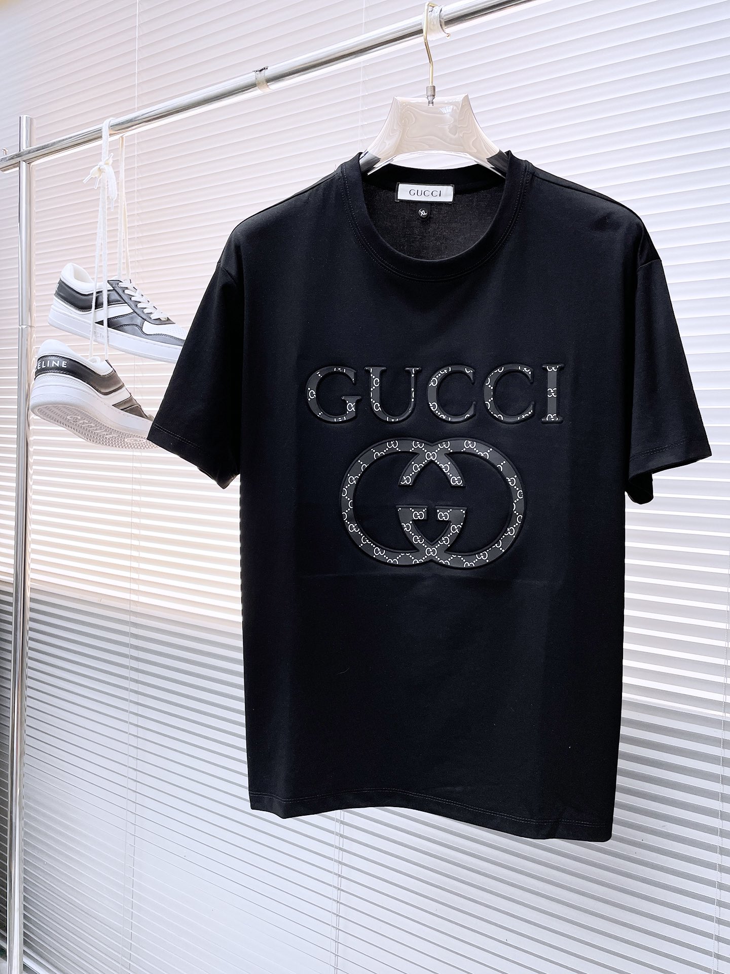 Gucci Kleding T-Shirt Katoen Gemerceriseerd katoen Lente/Zomercollectie Korte mouw
