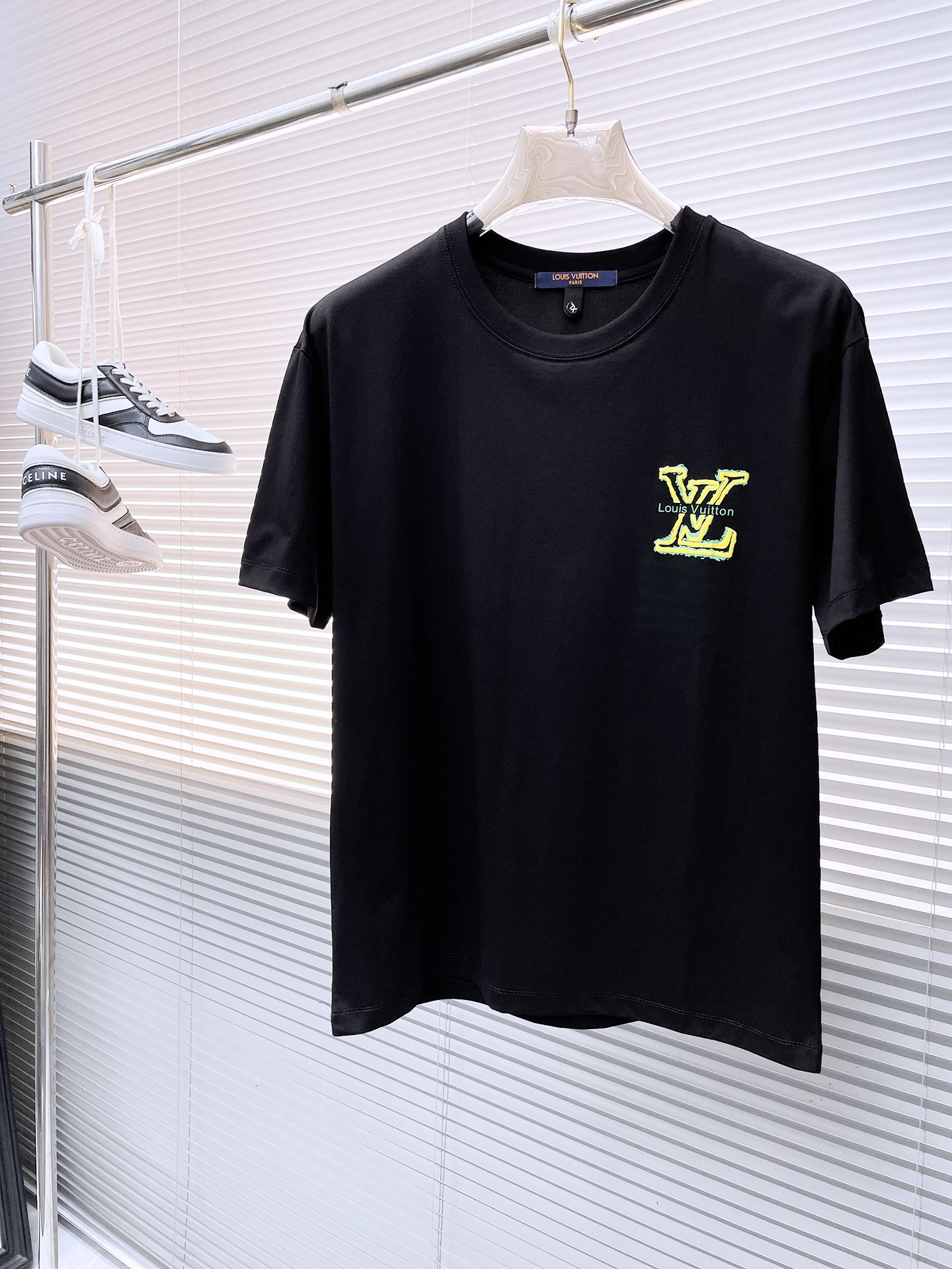 AAA -replica van hoge kwaliteit
 Louis Vuitton Kleding T-Shirt Katoen Gemerceriseerd katoen Lente/Zomercollectie Korte mouw