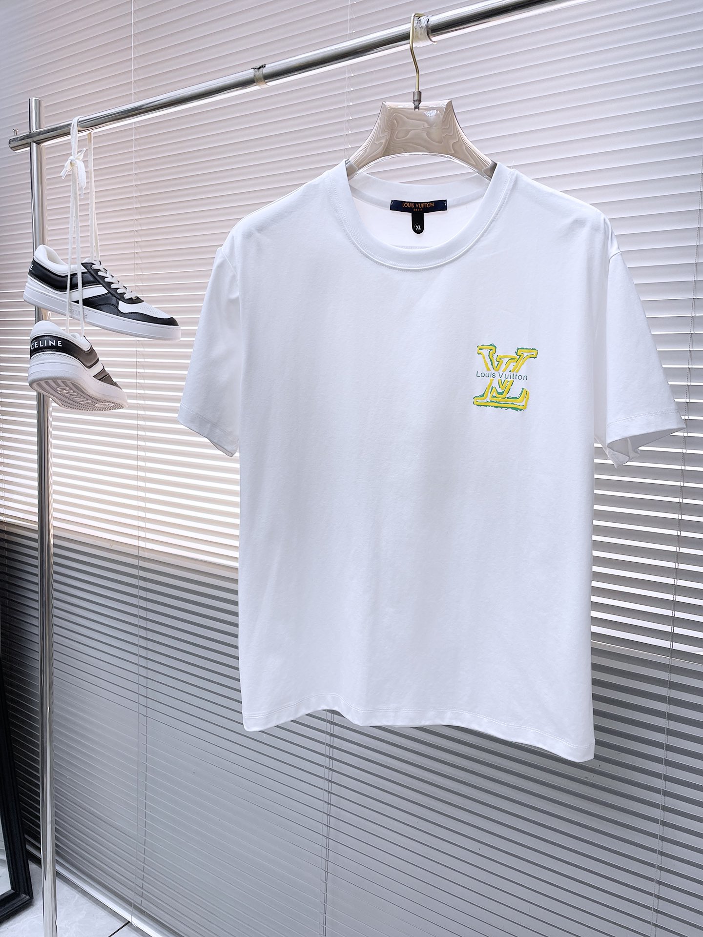 Verkoop van hoge kwaliteit
 Louis Vuitton Aaaaaa
 Kleding T-Shirt Katoen Gemerceriseerd katoen Lente/Zomercollectie Korte mouw