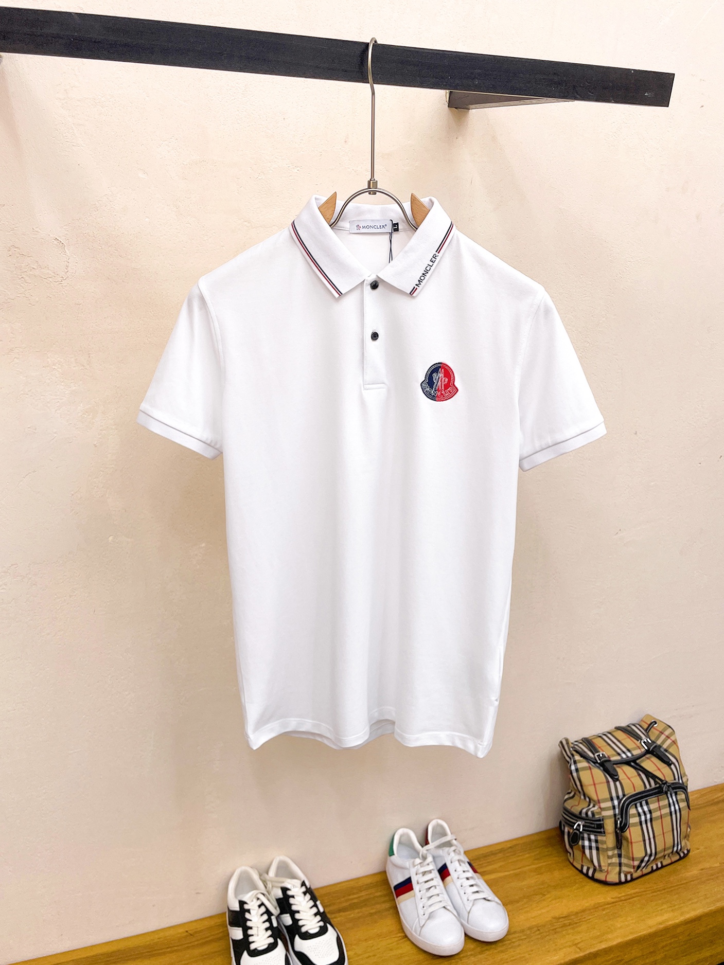 Moncler Kleding Polo Mannen Katoen Zomercollectie Fashion