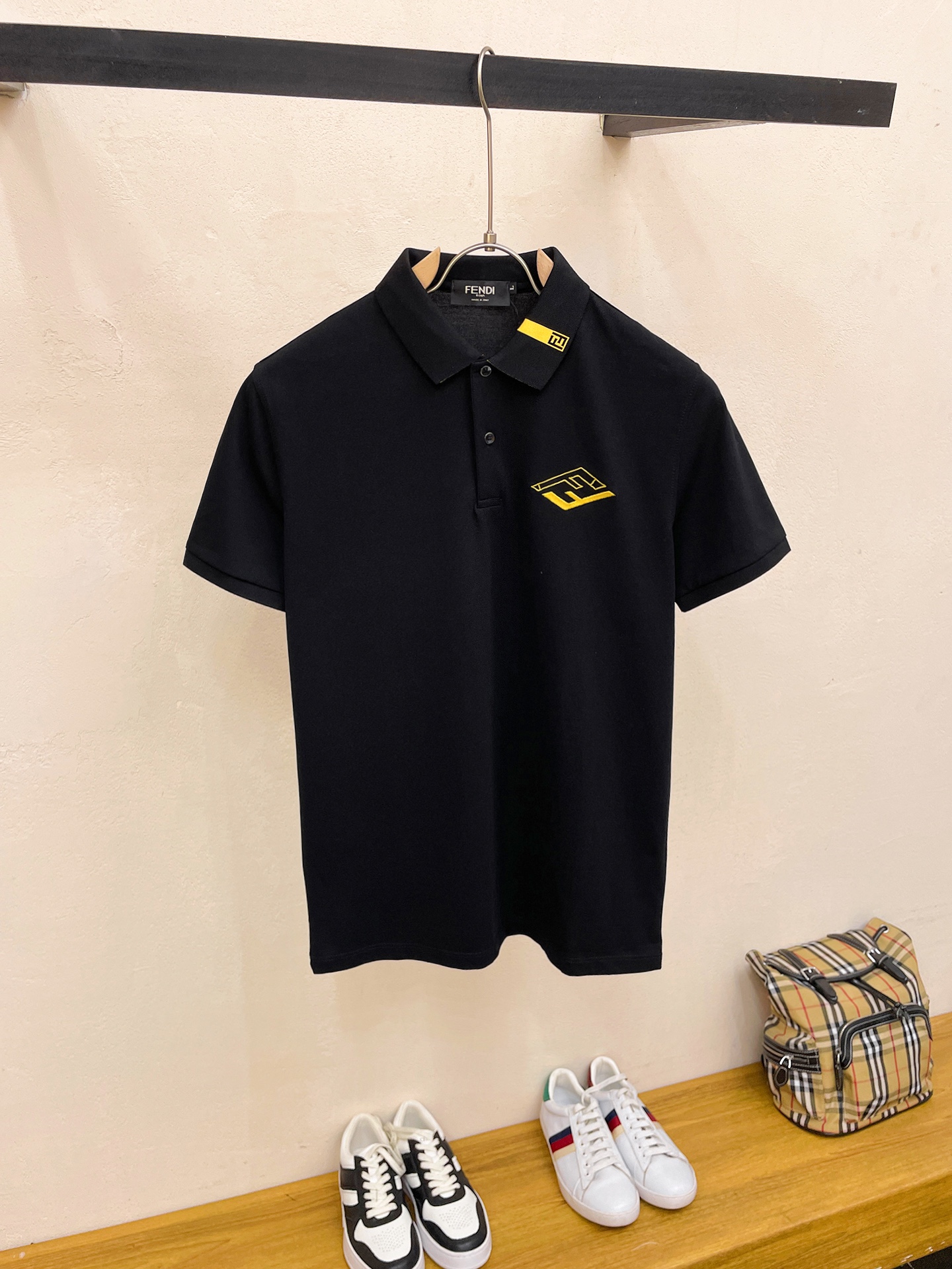 Fendi Kleding Polo Mannen Katoen Zomercollectie Fashion