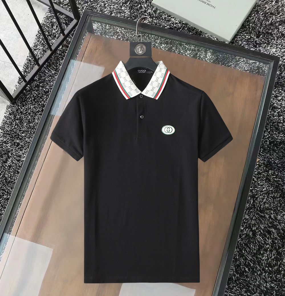 Gucci Kleding Polo Mannen Katoen Zomercollectie Fashion