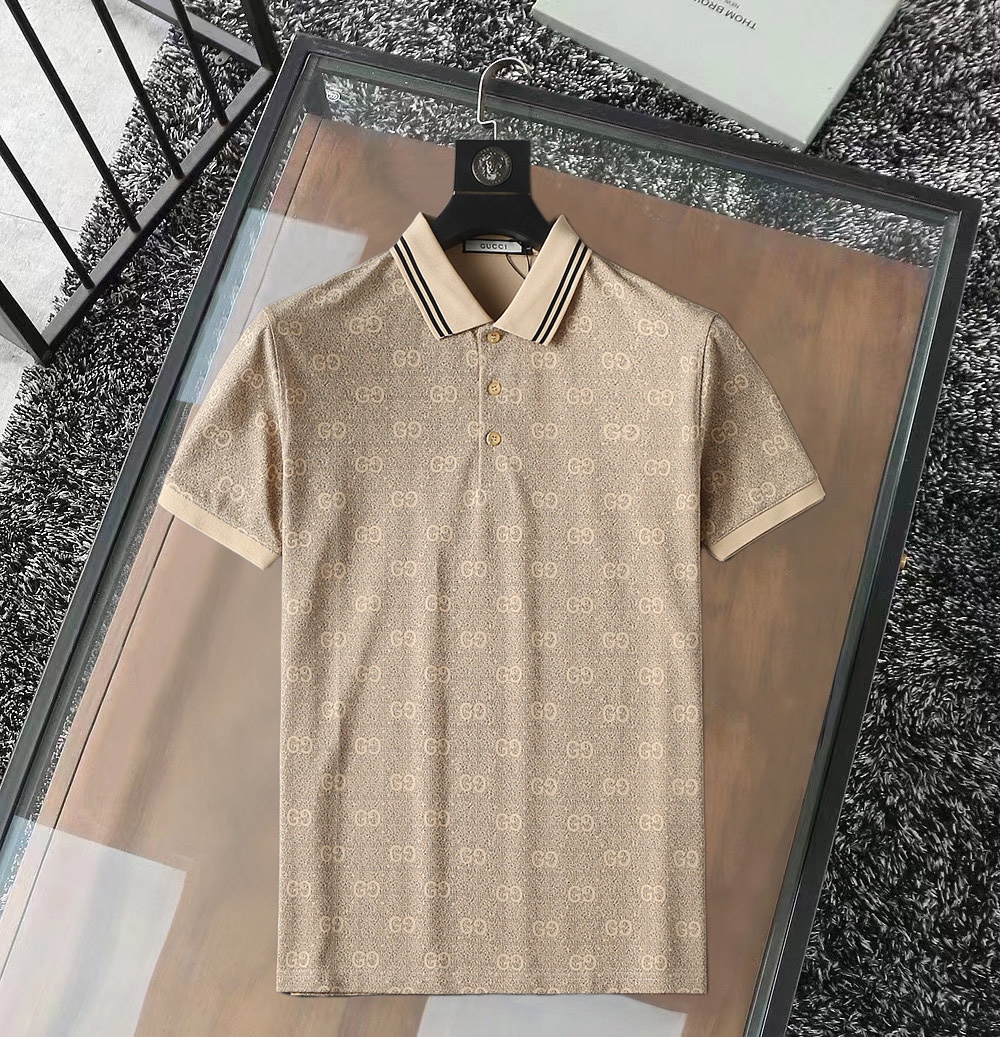 Gucci Kleding Polo Mannen Katoen Zomercollectie Fashion