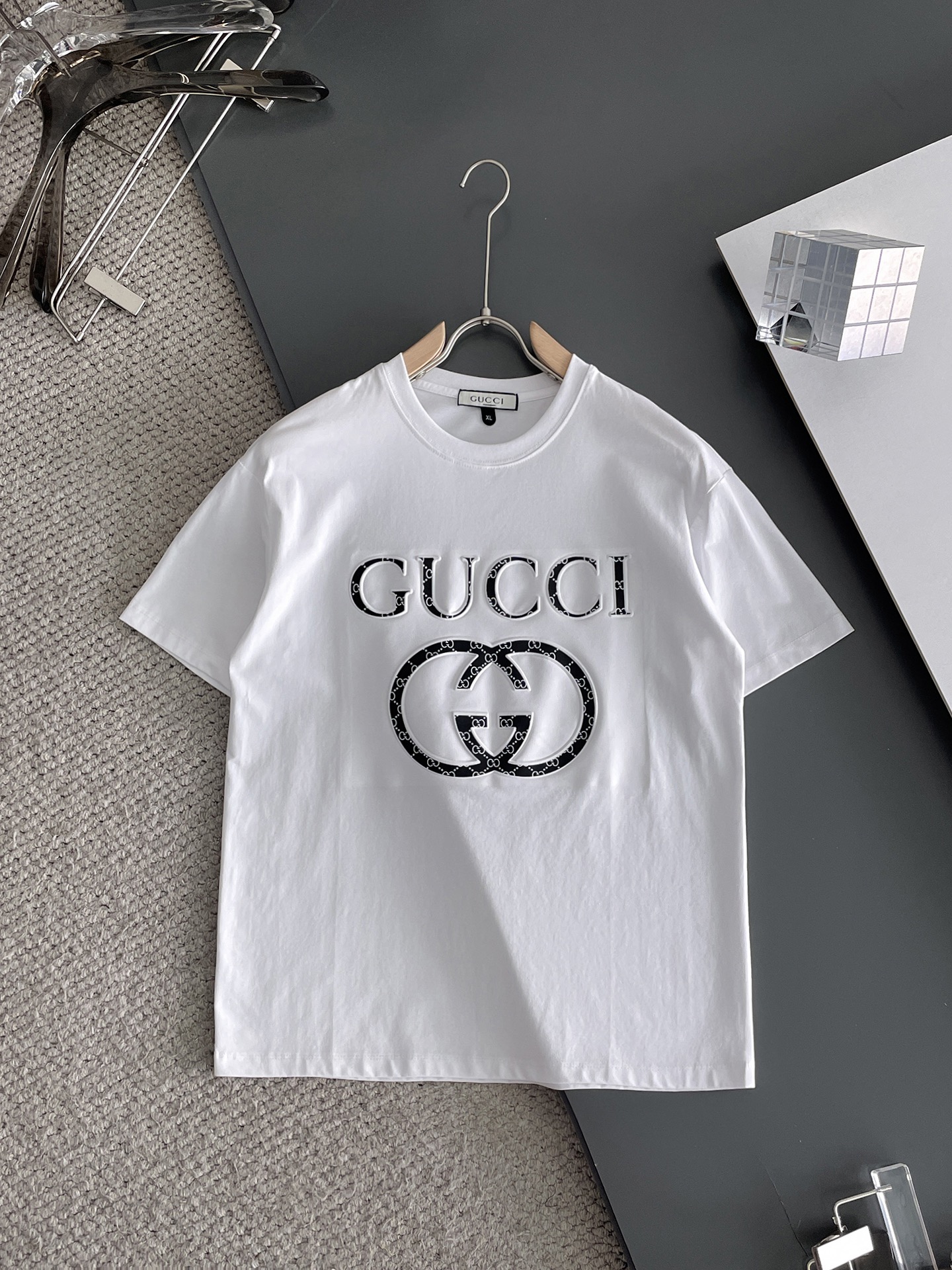 Gucci Clothing T-Shirt Men Cotton Spring/Summer Collection Fashion Short Sleeve