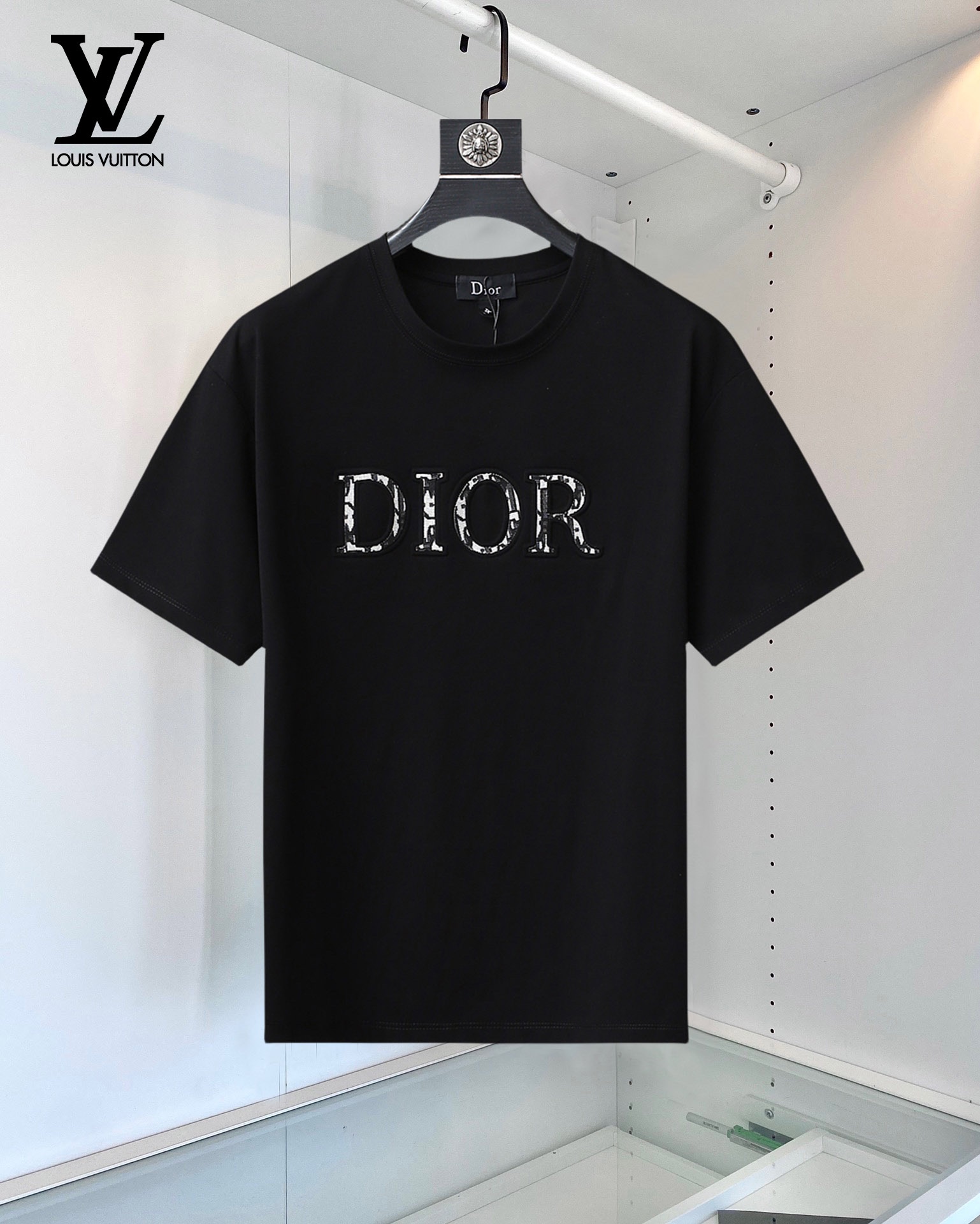 Dior Kleding T-Shirt Katoen Lente/Zomercollectie Korte mouw