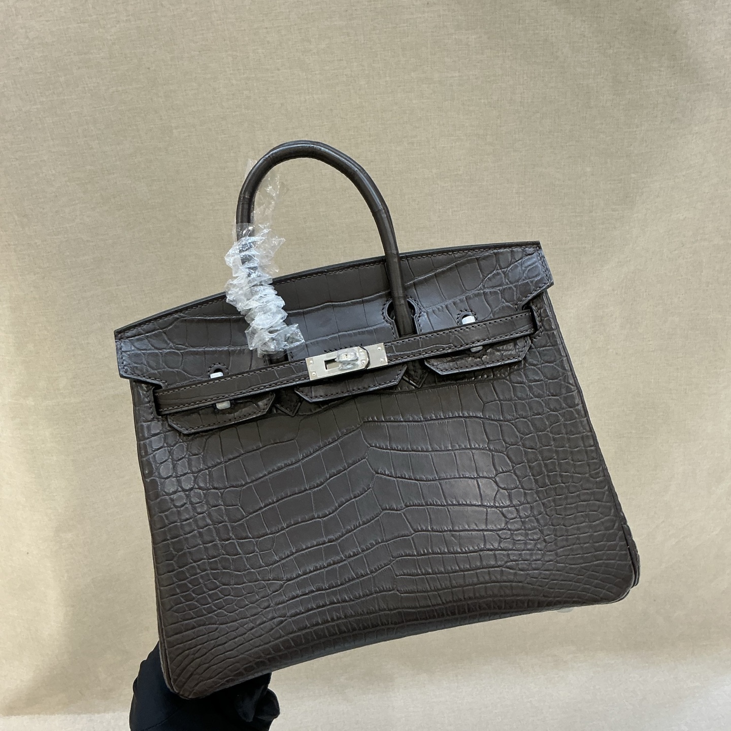 NO:919394,Customized delivery, matte platinum 25 brown, silver buckle, Hermes, hermes, Hermes,19860909客订出货 雾面铂金25 咖色 银扣,爱马仕,hermes,Hermes,,Bag