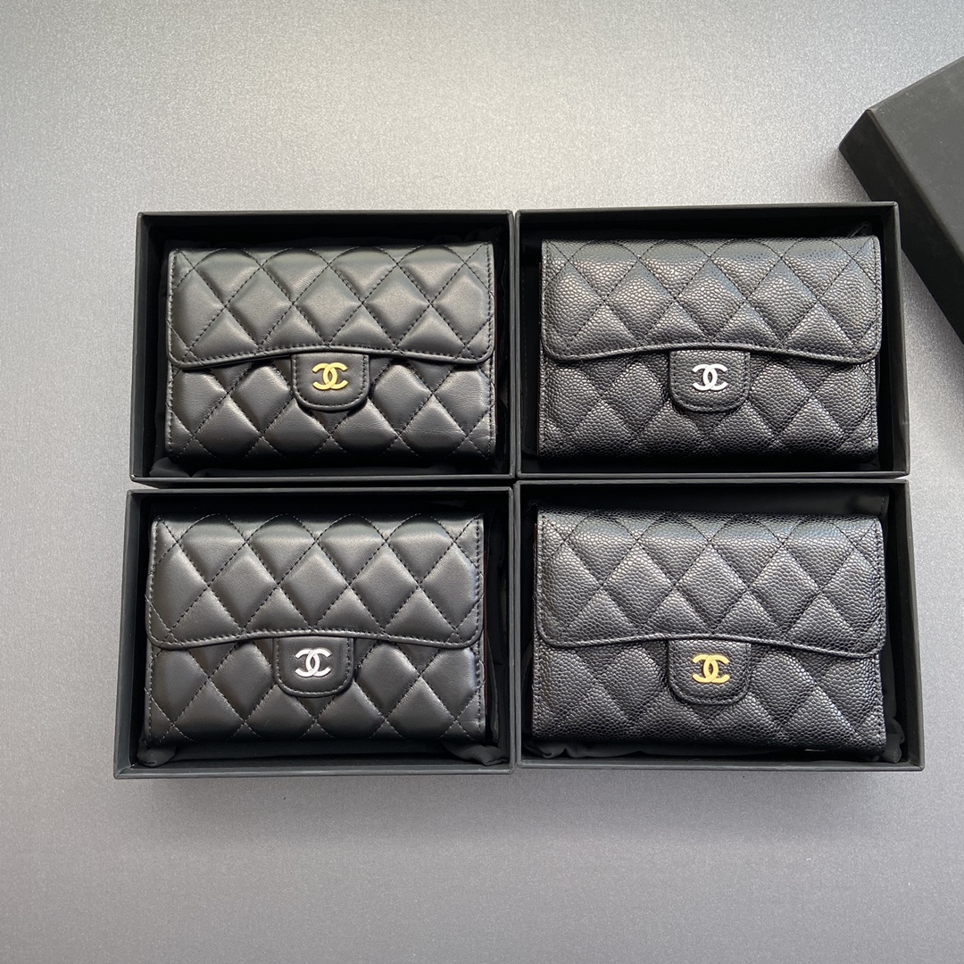 NO:384755,[Excellent hardware original leather] Xiaoxiang long clip flip series Quilted long clips with iconic metal logo Number: 0232., Chanel wallet, chanel, wallets19860909【特级五金原厂皮】 小香长夹翻盖系列 絎縫长夹配以標志性金屬標志 编号:0232 .,香奈儿钱包,chanel,wallets,Bag