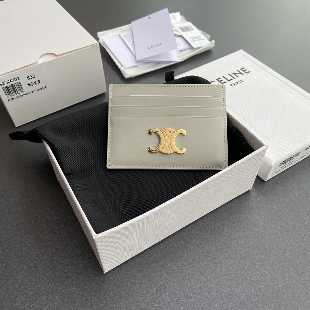 NO:181236,[Excellent pure steel hardware original leather] TRIOMPHE shiny cowhide leather card bag/Xiaosai Zipper lock 1 flat pocket 6 card gravel No.: 10L832CQH.04LU833 833 Light stone full leather Size: w11×8cm, Celine wallet, celine, wallets, cowhide19860909【特级纯钢五金原厂皮】 TRIOMPHE亮泽牛皮革卡包/小赛 拉链锁闭 1个扁平口袋 6个卡糟 编号:10L832CQH.04LU833 833淺石色全皮 尺寸:w11×8cm,赛琳钱包,celine,wallets,cowhide,Bag