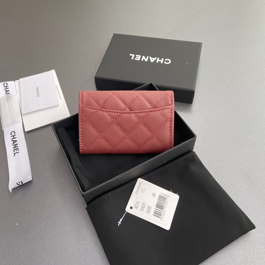 [Chanel Wallets]Xiaoxiang premium Italian pinege with zipper : w11h7cmColo