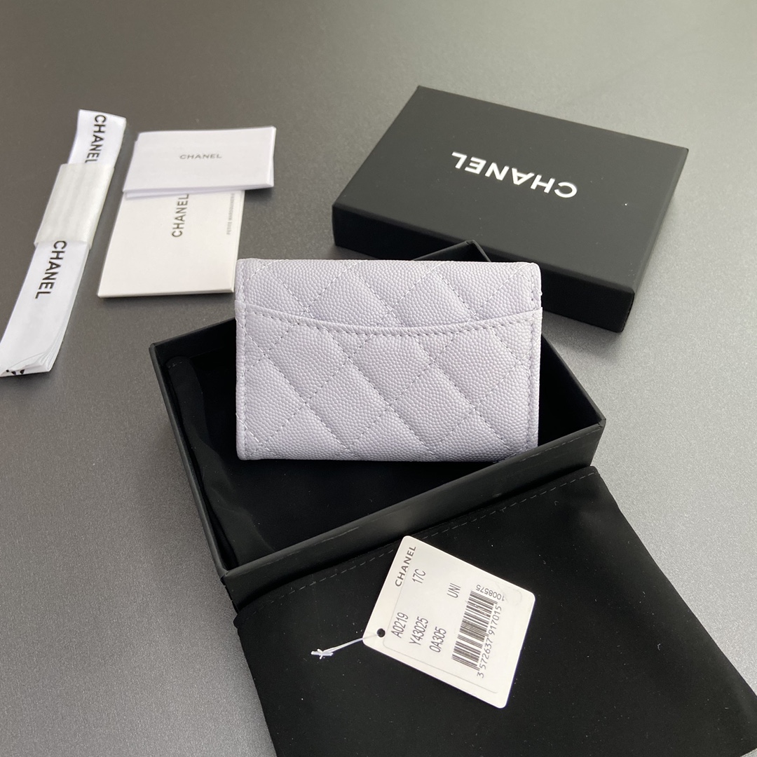 [Chanel Wallets]Xiaoxiang premium Italian pinege with zipper : w11h7cm : lig