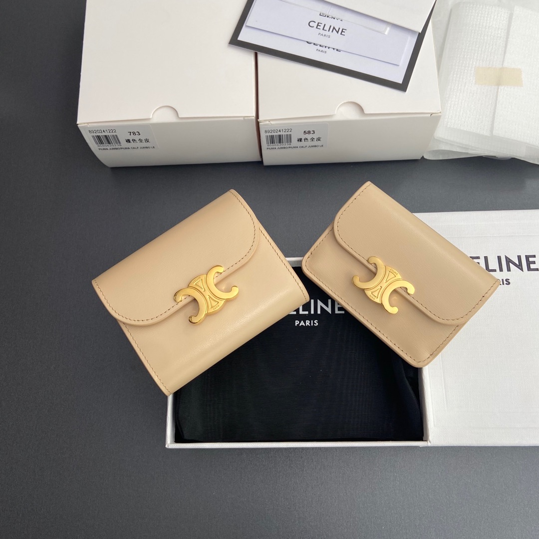 NO:672118,[Special grade pure steel hardware original leather] TRIOMHE glossy cow leather wallet/783 nude full leather 583 nude full leather Xiaosai combination picture, celine wallet, celine, wallets, cowhide19860909【特级纯钢五金原厂皮】TRIOMHE亮泽牛皮革钱包/ 783 裸色全皮 583 裸色全皮 小賽組合圖,celine钱包,celine,wallets,cowhide,欧美剧