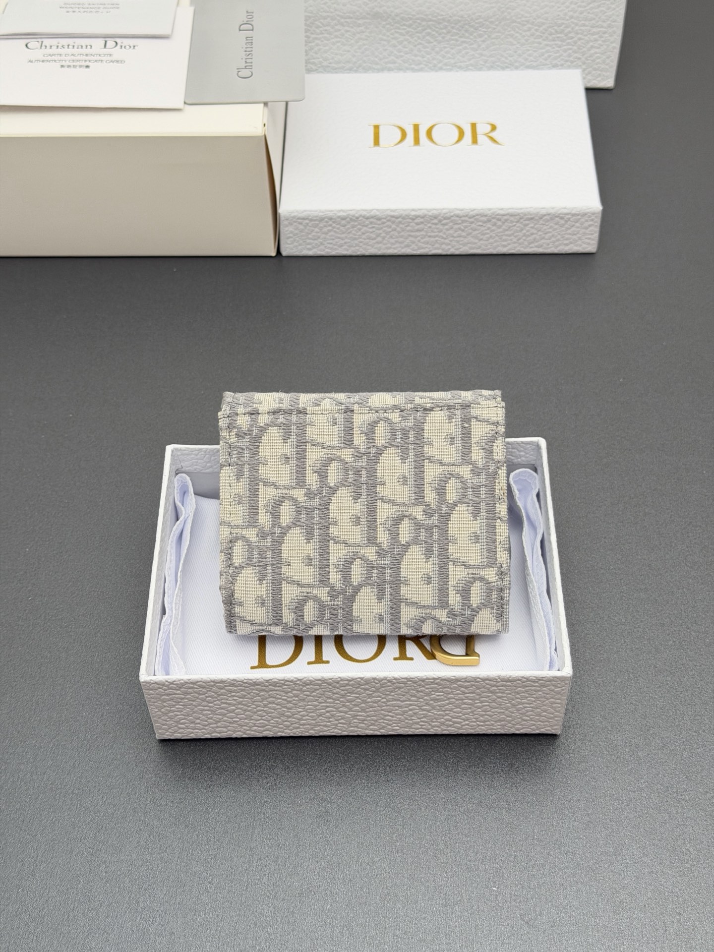 Dior Bloom马鞍钱包系列这款Bloom马鞍钱包精巧实用