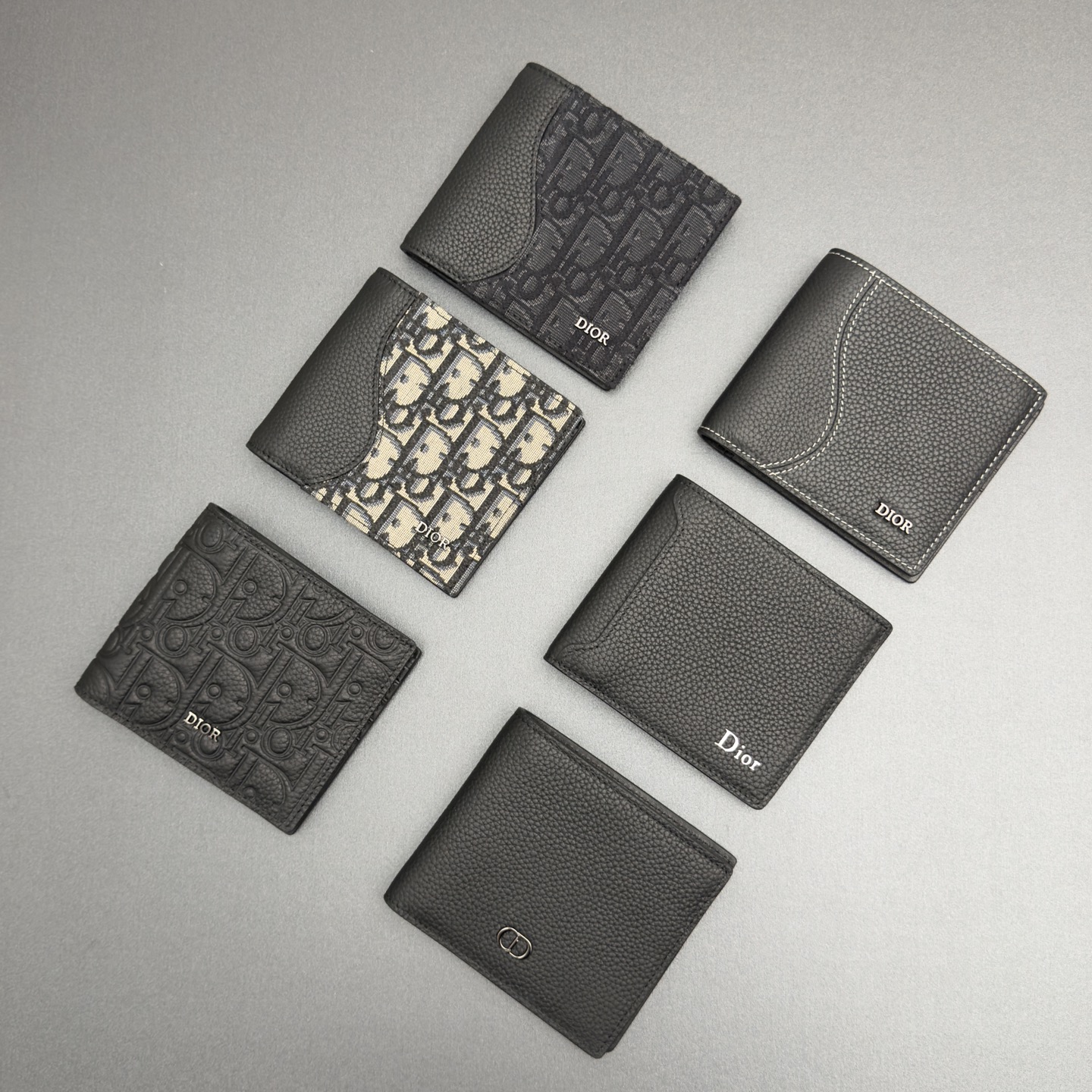 Dior Cannage Oblique Compact Wallet Assortment