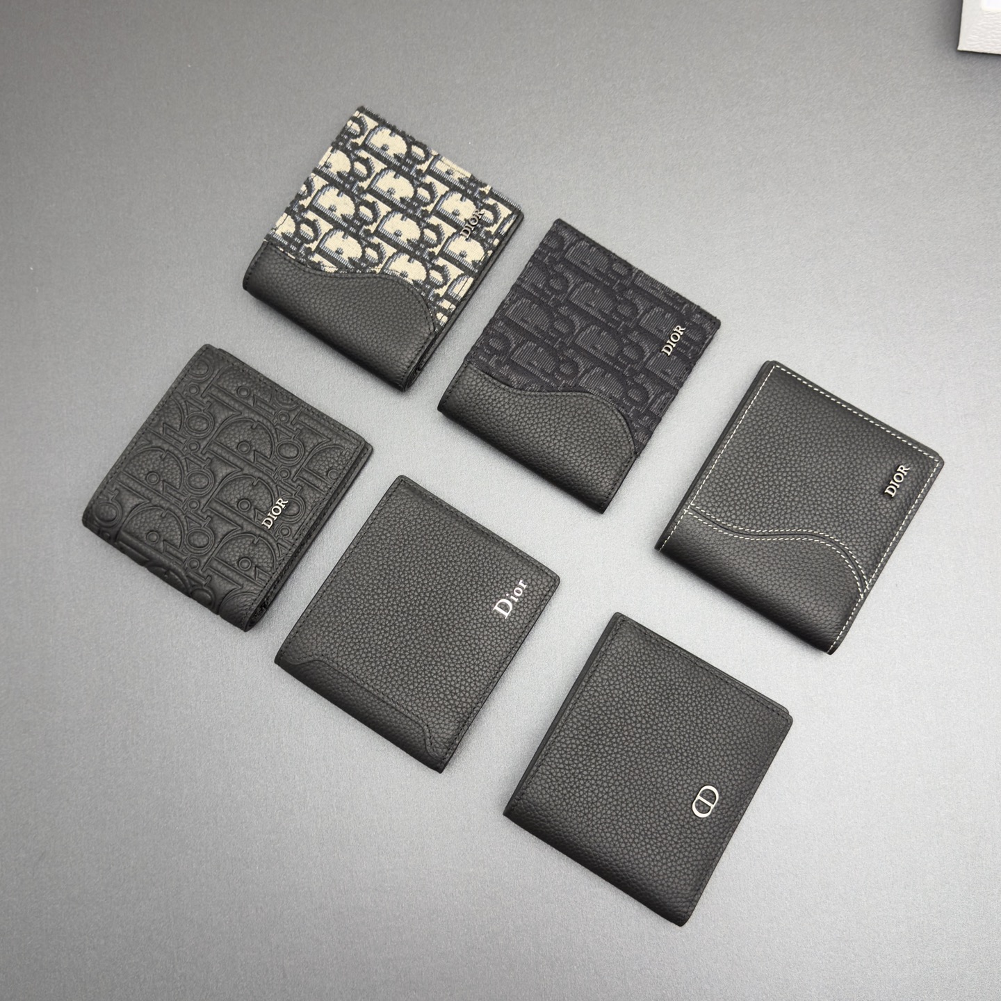 Dior Cannage Oblique Compact Wallet Assortment