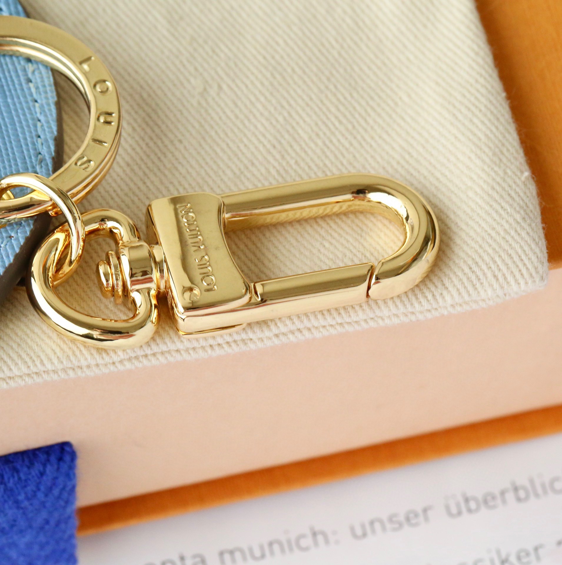 Panda keychain shown attached to a set of keys.