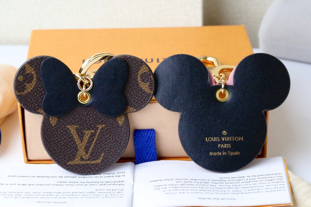 Mickey Mouse Keychain in use attached to keys