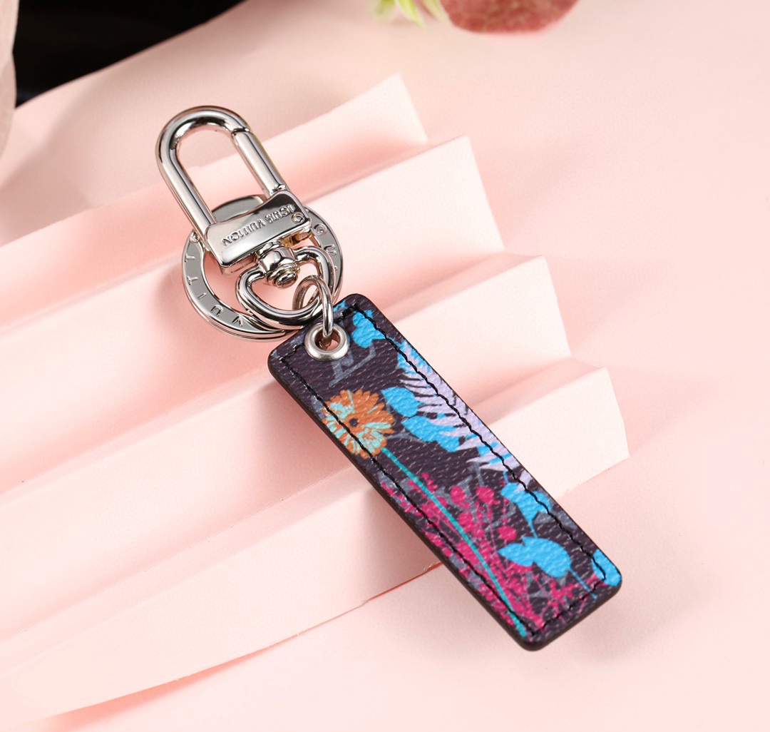 Designer Rectangular Pendant Keychain