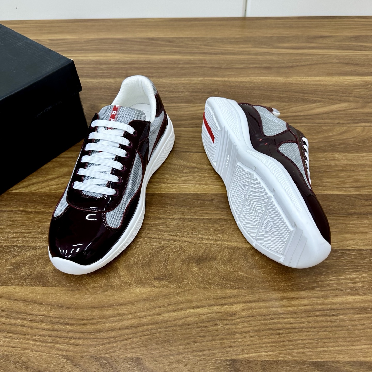 Prada Style Leather Men's Shoes style reference detail image 9 from source 782080
