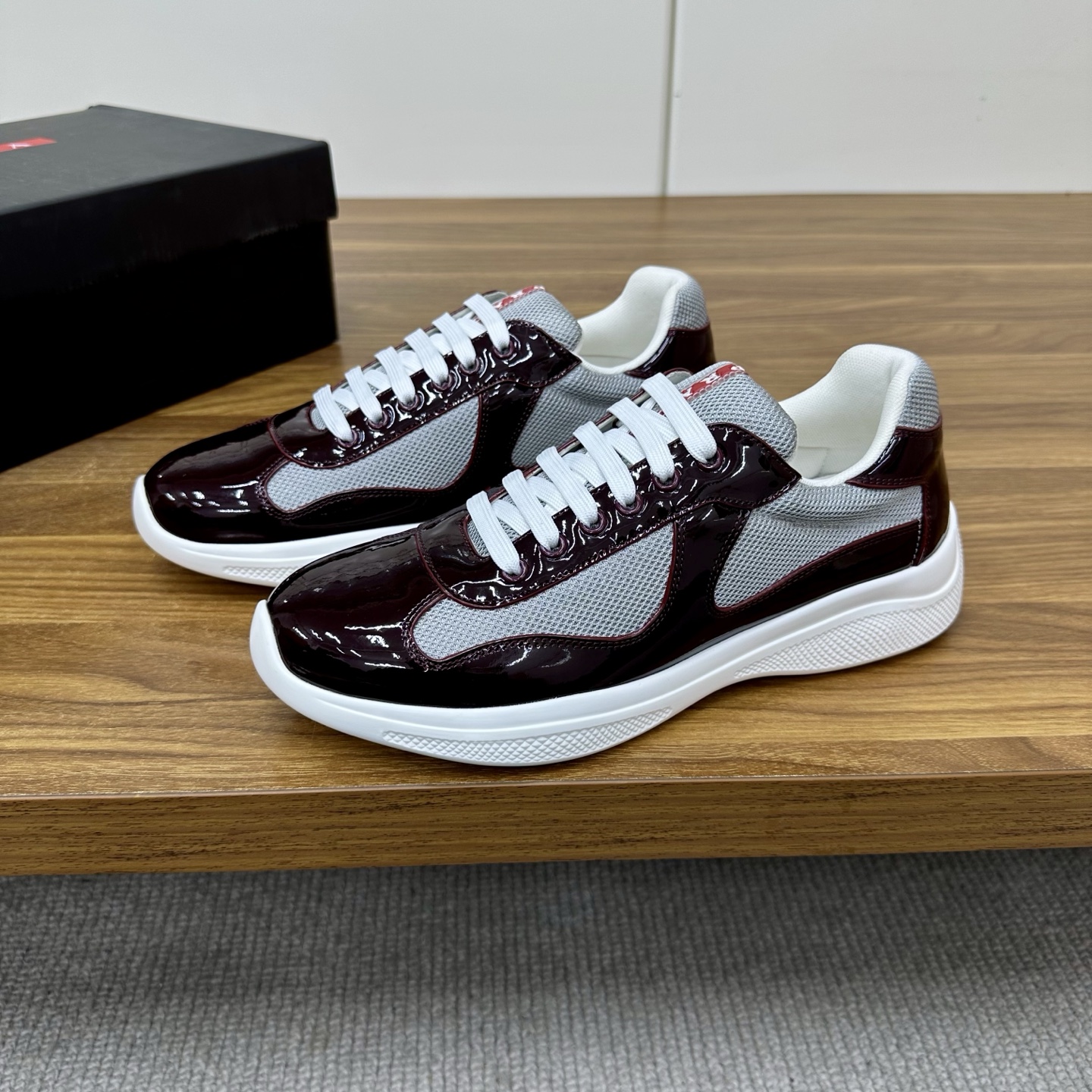 Prada Style Leather Men's Shoes style reference detail image 6 from source 782080