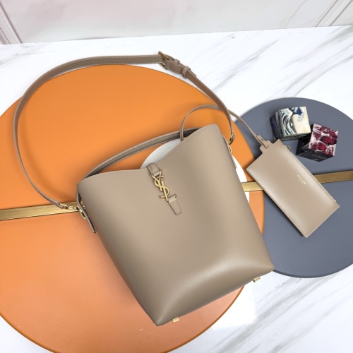 Saint Laurent 730LE 5A7 Series Bucket Bag in Calfskin Leather 1 Saint Laurent 730LE 5A7 Series Bucket Bag in Calfskin Leather