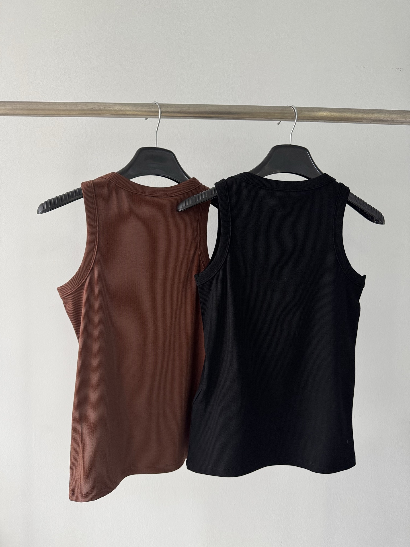 Miu Miu Ribbed Knit Tank Top - Comfortable, Stretchy U-Neck Vest 4 i1740626932065 3705 0 8