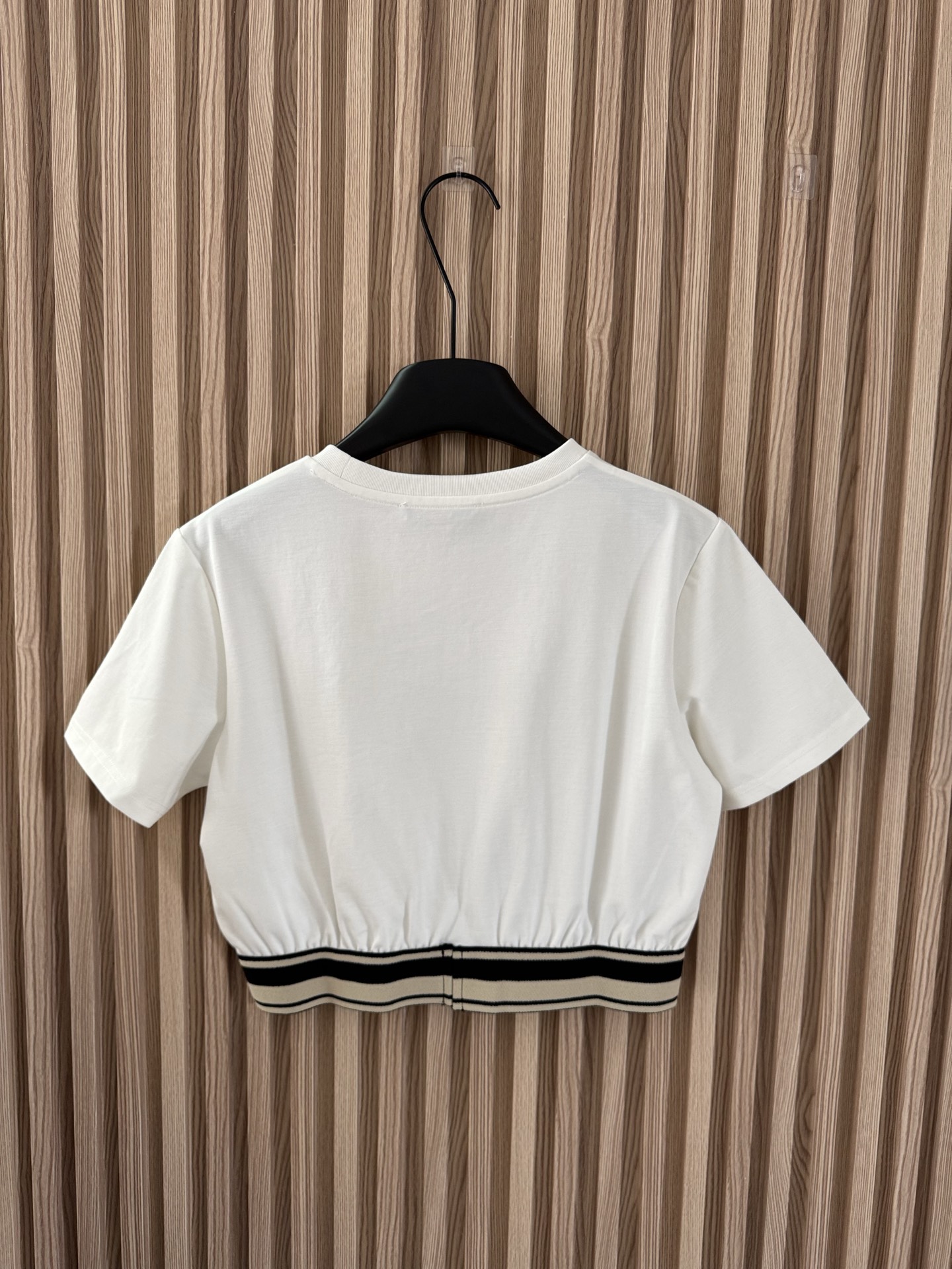 Pradaa 2025: Letter Patchwork Cropped T-Shirt & Shorts Set - Breathable Cotton 4 i1744005988480 810 0 2