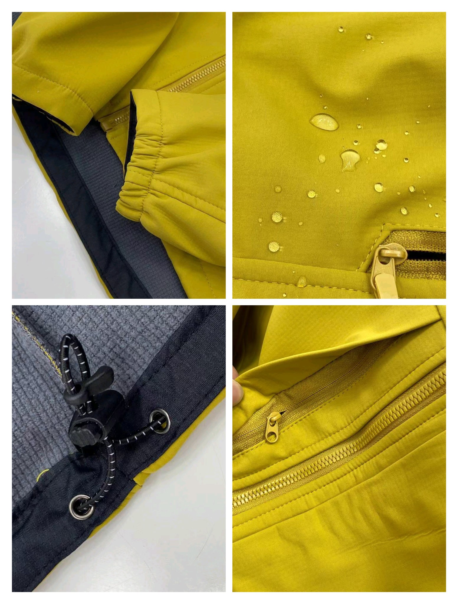 供货价:125💰『云仓特别款』出口贸易版本,天花板版本,原包装+原吊牌  卡其色无
Arc'teryx始祖鸟 GAMMA MX HOOY 防风冲锋衣 
100％放心出门 随意进出任何潮流场合户外防风防水透气全天候系列（essentials） gamma mx软壳冲锋衣】
随意对比市场版本 不是样子货 真正可以起到作为户外装备中间层的保暖恒温透气作用 正经软壳！！户外情侣款防风防水连帽软壳冲锋衣夹克！

- 透气：面料具有良好的透气性，能让身体产生的热气和湿气及时排出，保持身体干爽。
 
- 保暖：虽然不是专门的保暖外套，内里符合薄绒，在春秋季可提供一定的保暖效果，冬季搭配抓绒等中间层穿着，也能满足一定温度下的保暖需求。
 
- 版型款式：采用更宽松的常规版型，适合多层穿搭。立体剪裁设计，注重与胳膊的自然弯曲状态贴合无论是站立还是坐卧，都能提供无束缚的舒适感，活动自由度高。

颜色:黑色，卡其色，浅灰色，藏青色，黄色，军绿色
尺码:M-4XL(图9)








