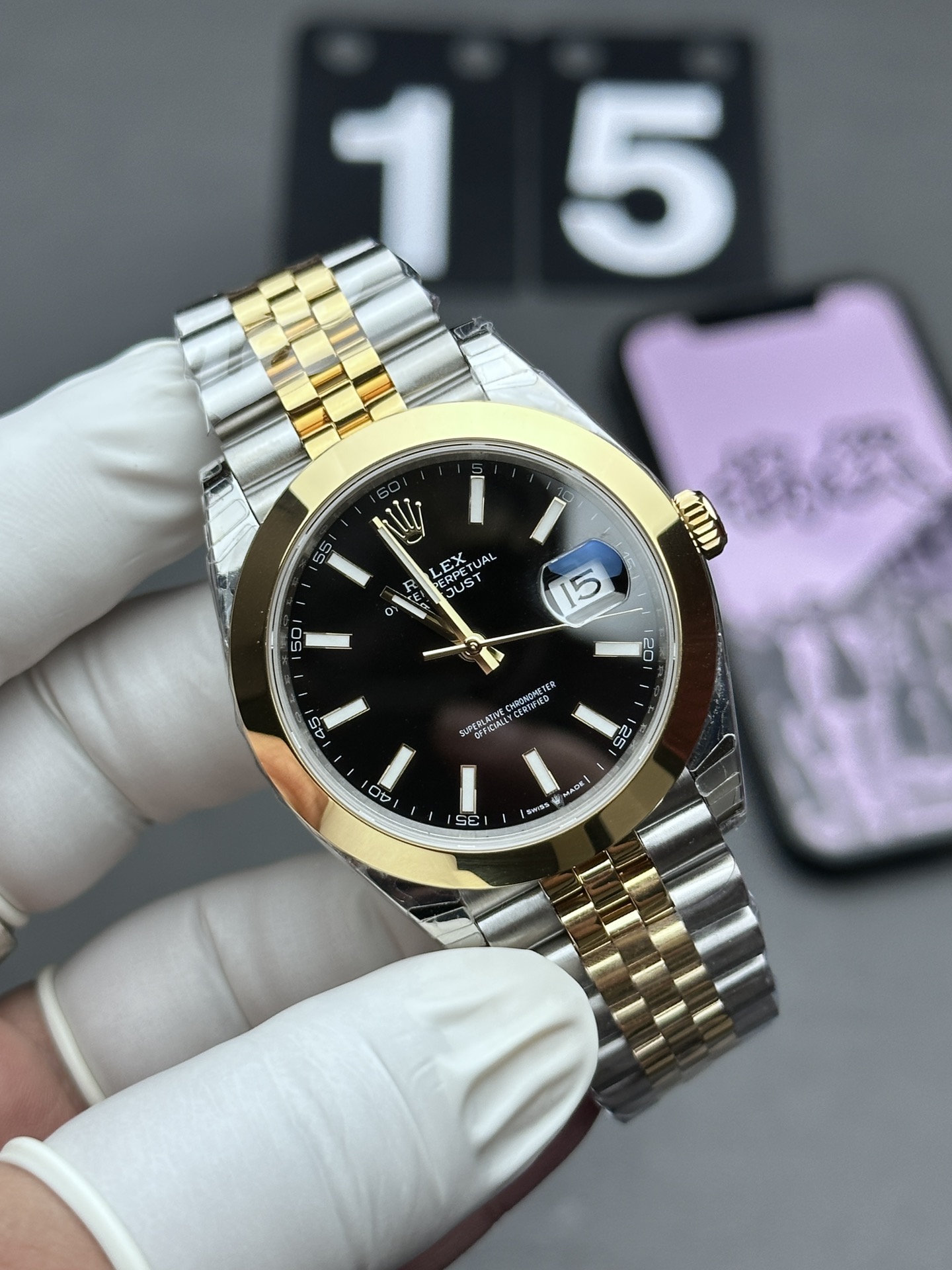 Rolex 光圈间金日志 发货