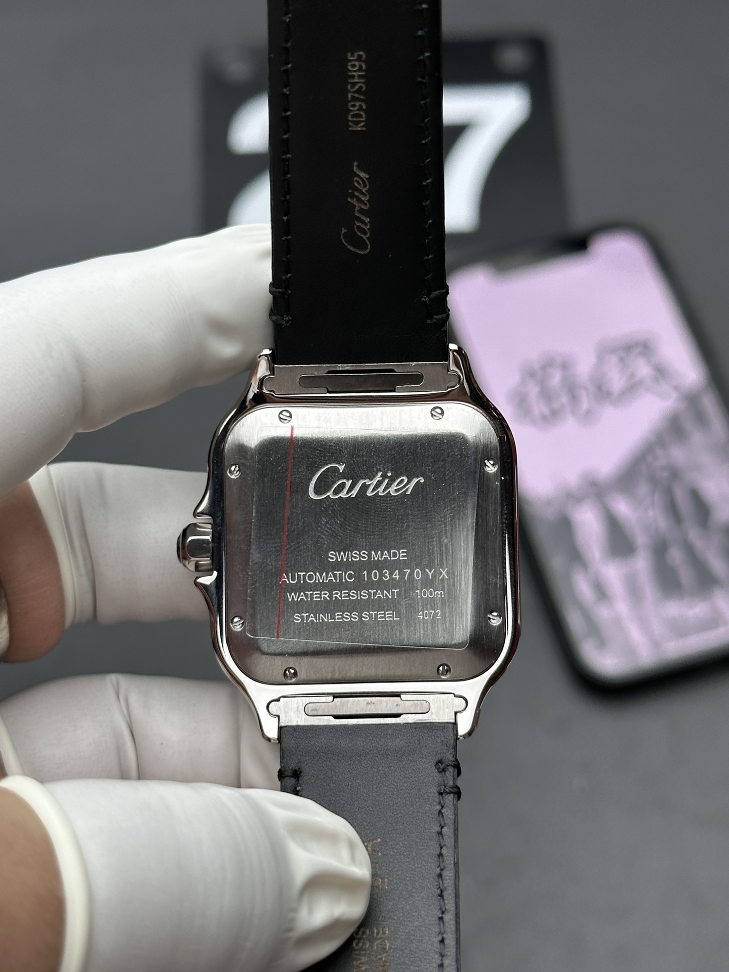 Cartier 卡地亚 山度士 发货