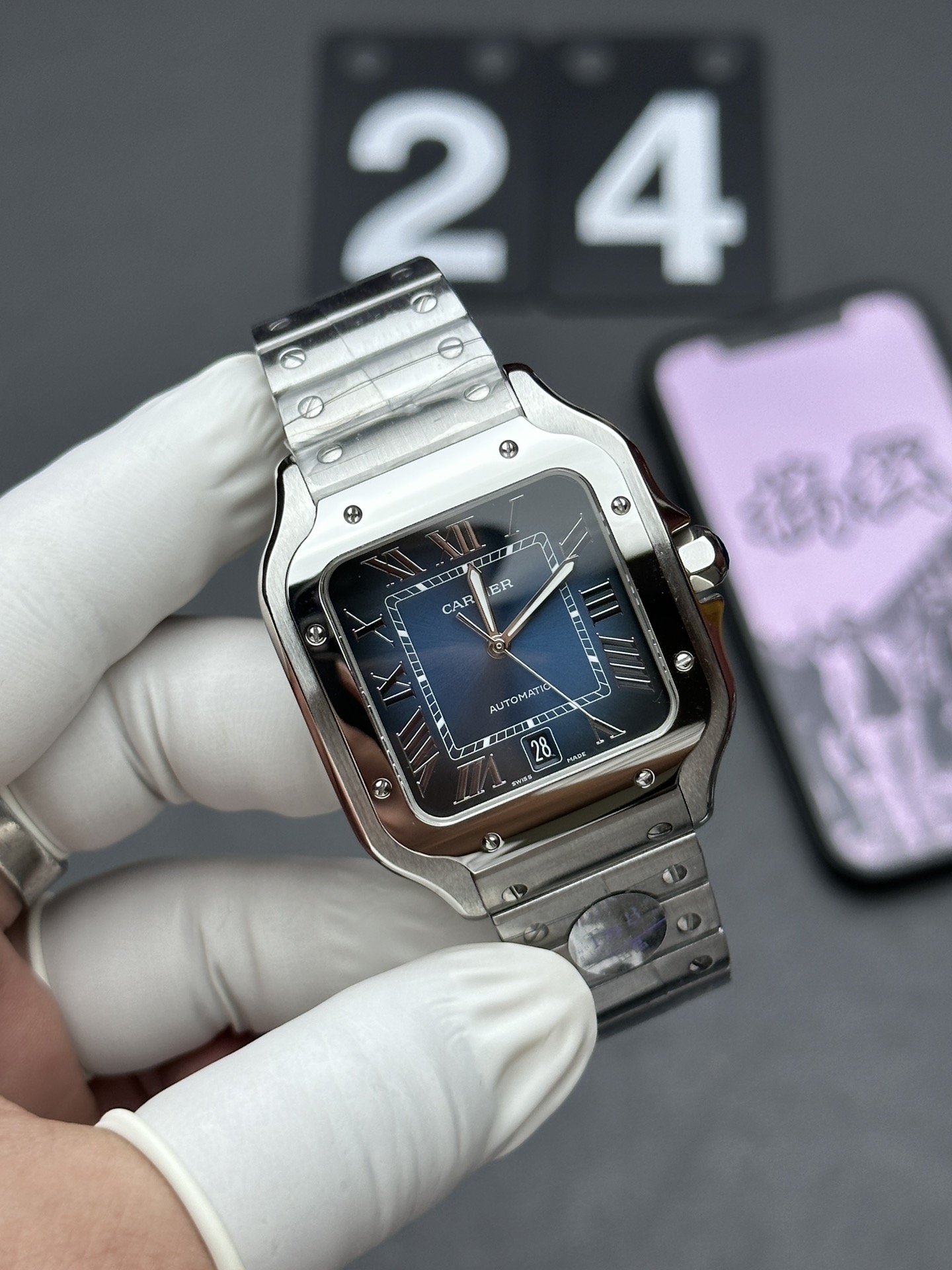 Cartier 卡地亚 山度士 发货