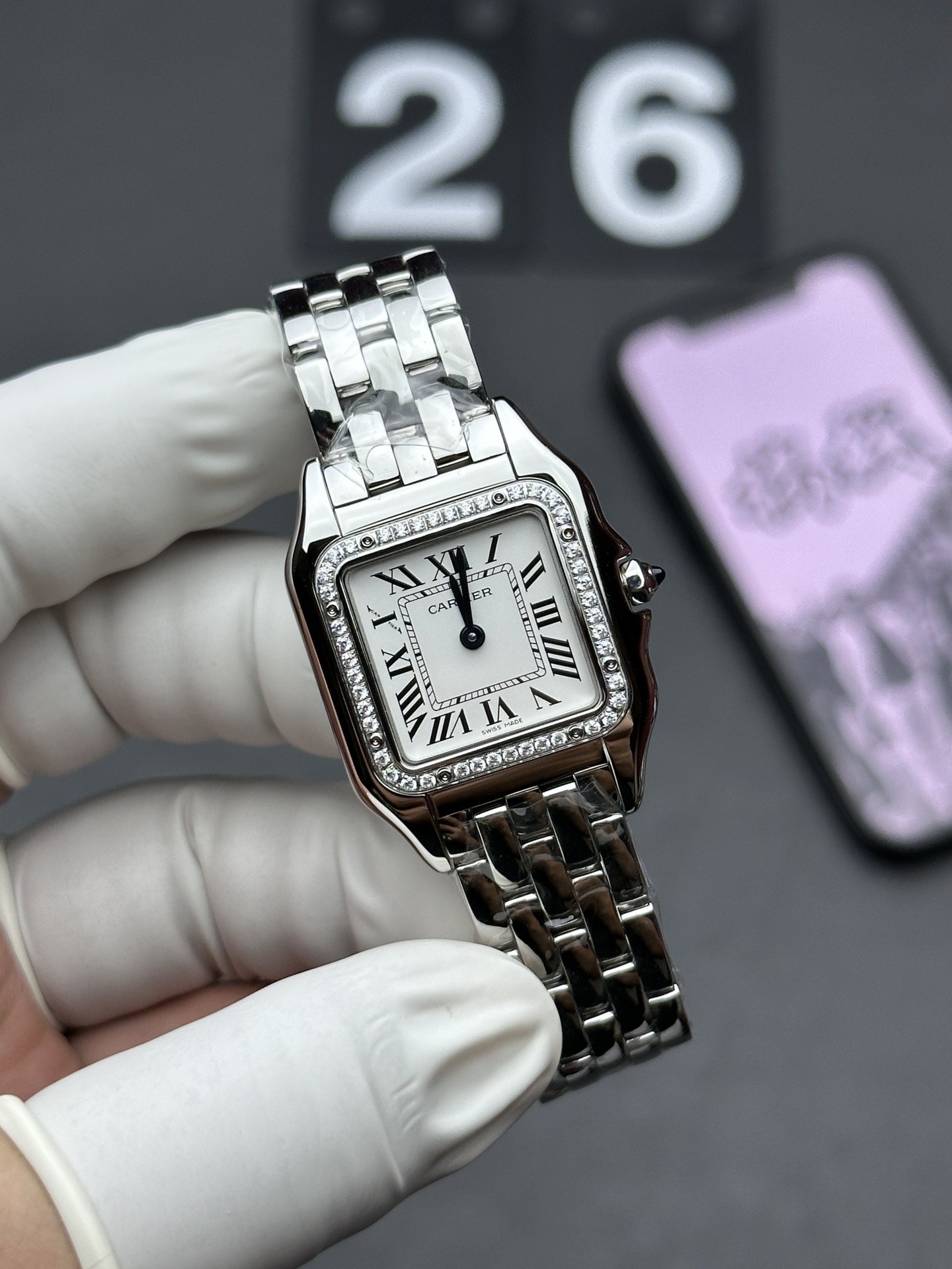 Cartier 卡地亚 石英钻圈猎豹 发货